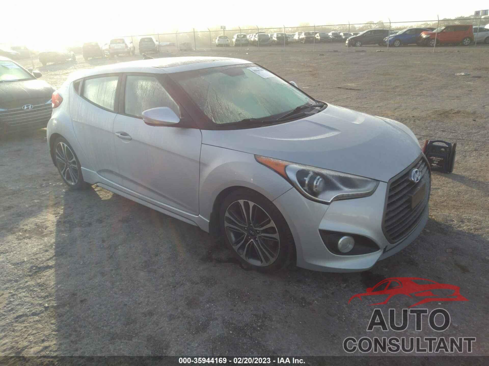 HYUNDAI VELOSTER 2016 - KMHTC6AE3GU291867