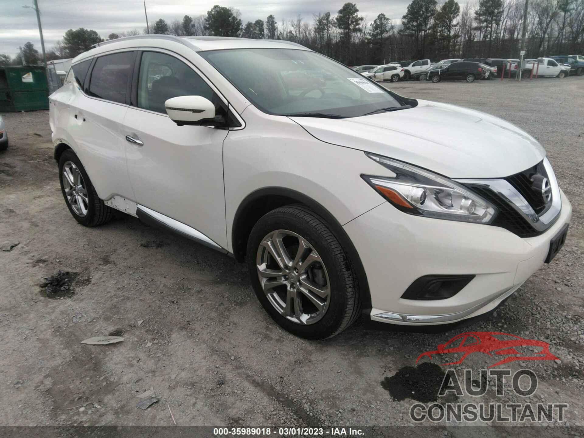 NISSAN MURANO 2016 - 5N1AZ2MG6GN160664