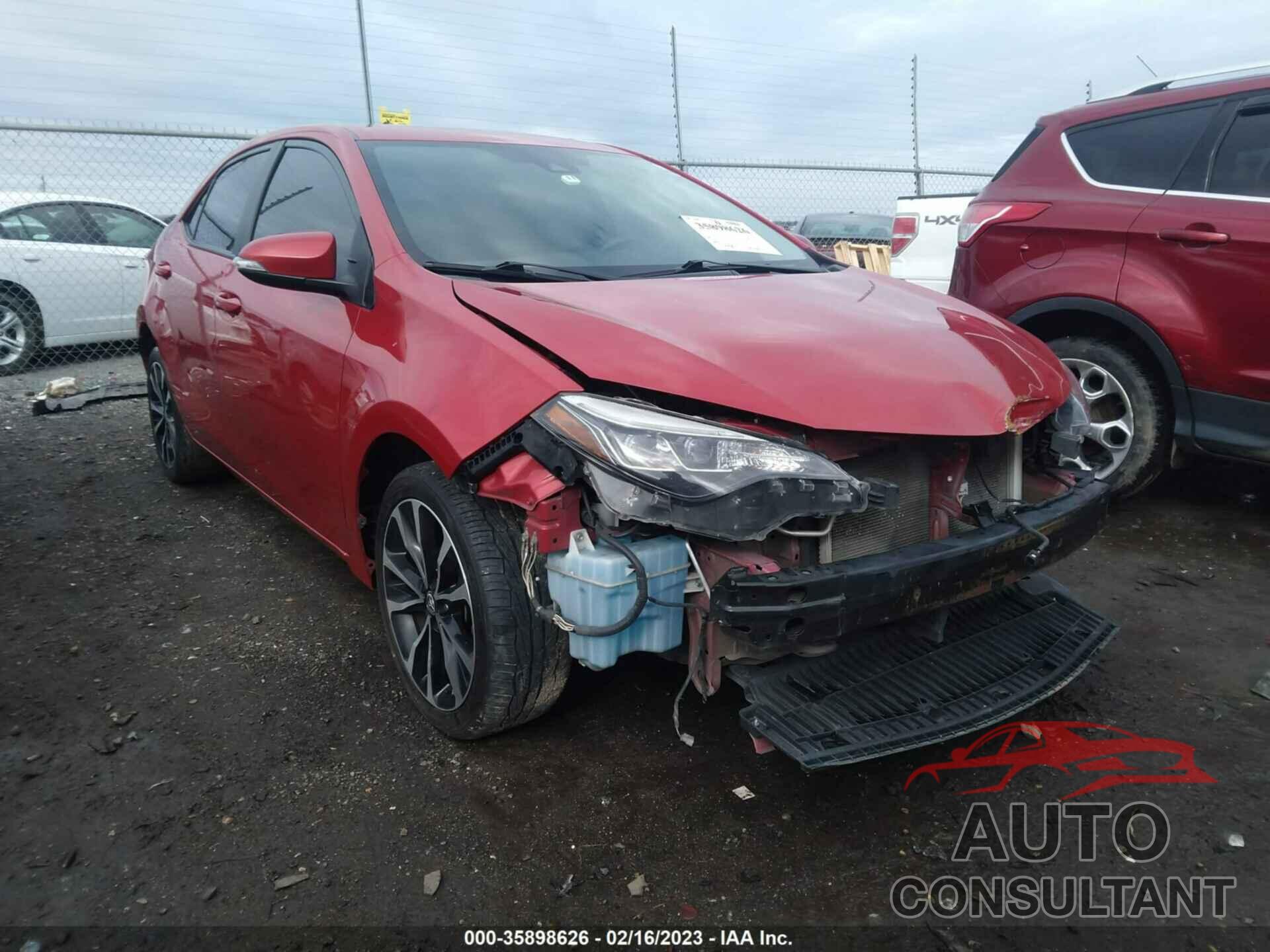 TOYOTA COROLLA 2017 - 5YFBURHE7HP640256