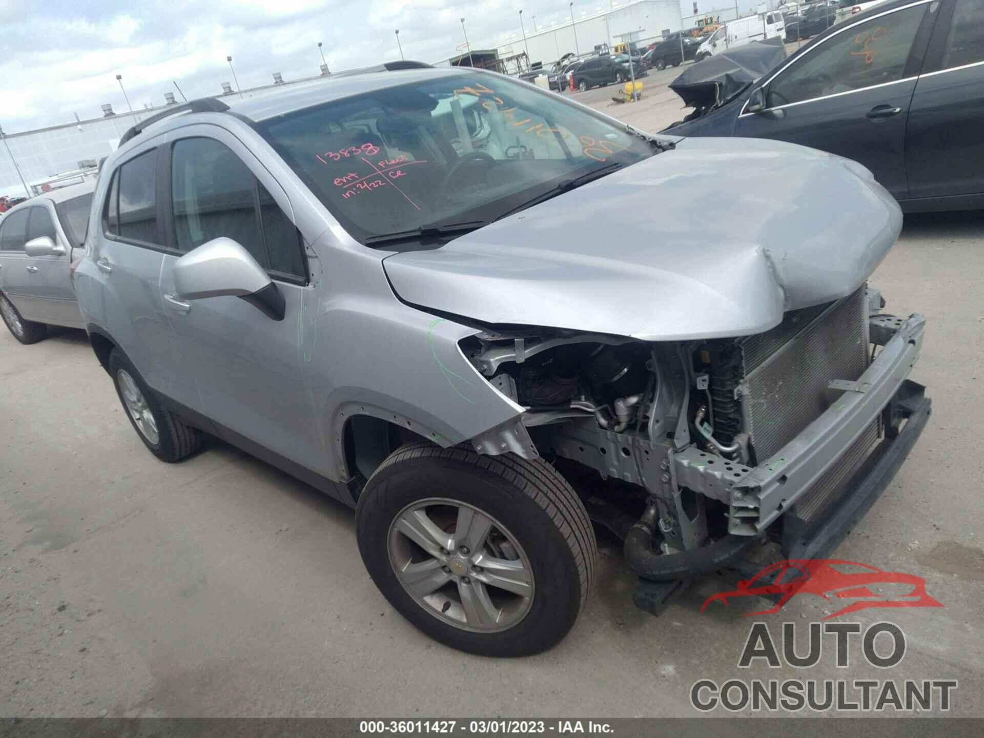 CHEVROLET TRAX 2021 - KL7CJPSMXMB371385