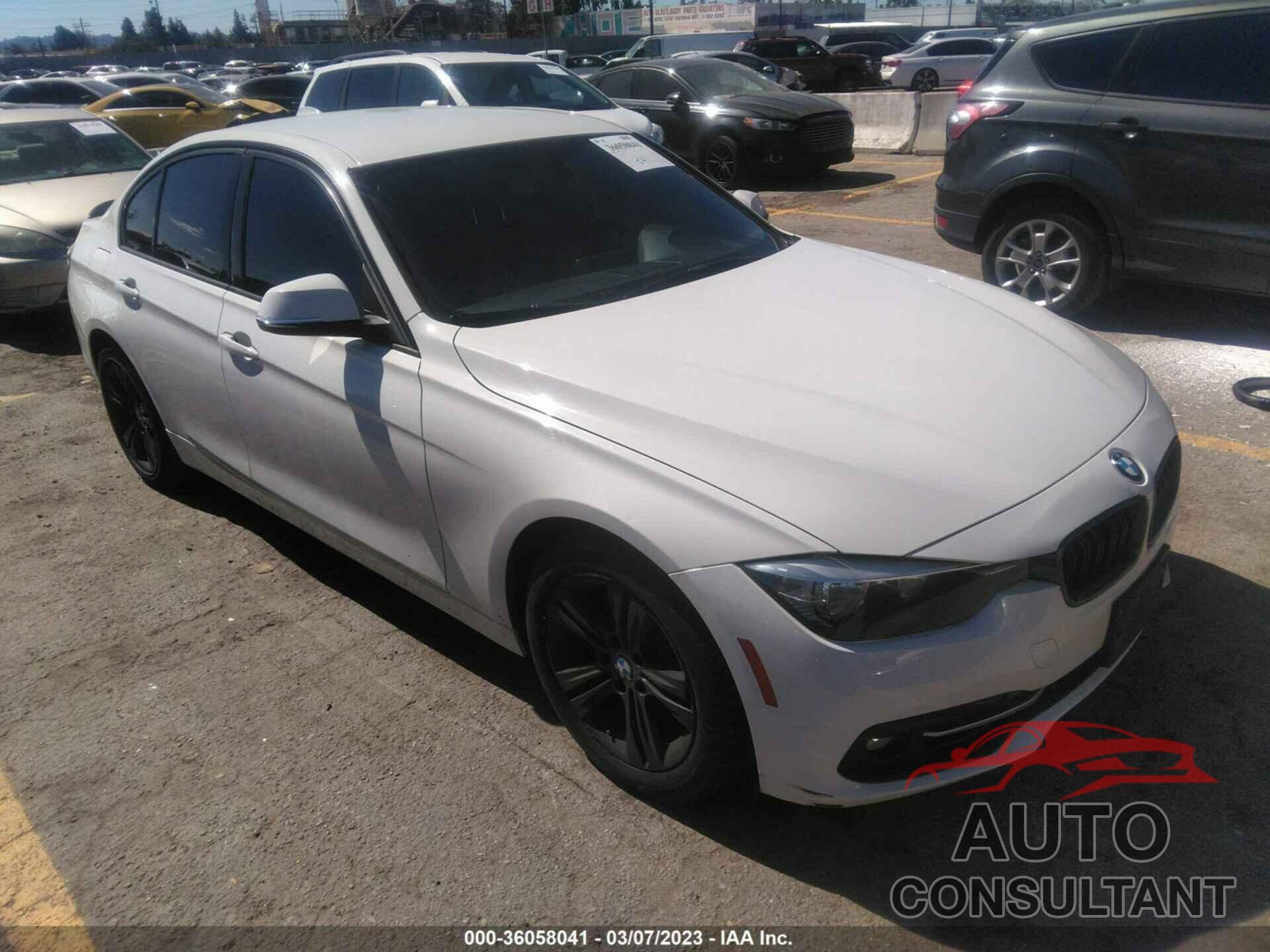 BMW 3 SERIES 2016 - WBA8E9C57GK644431