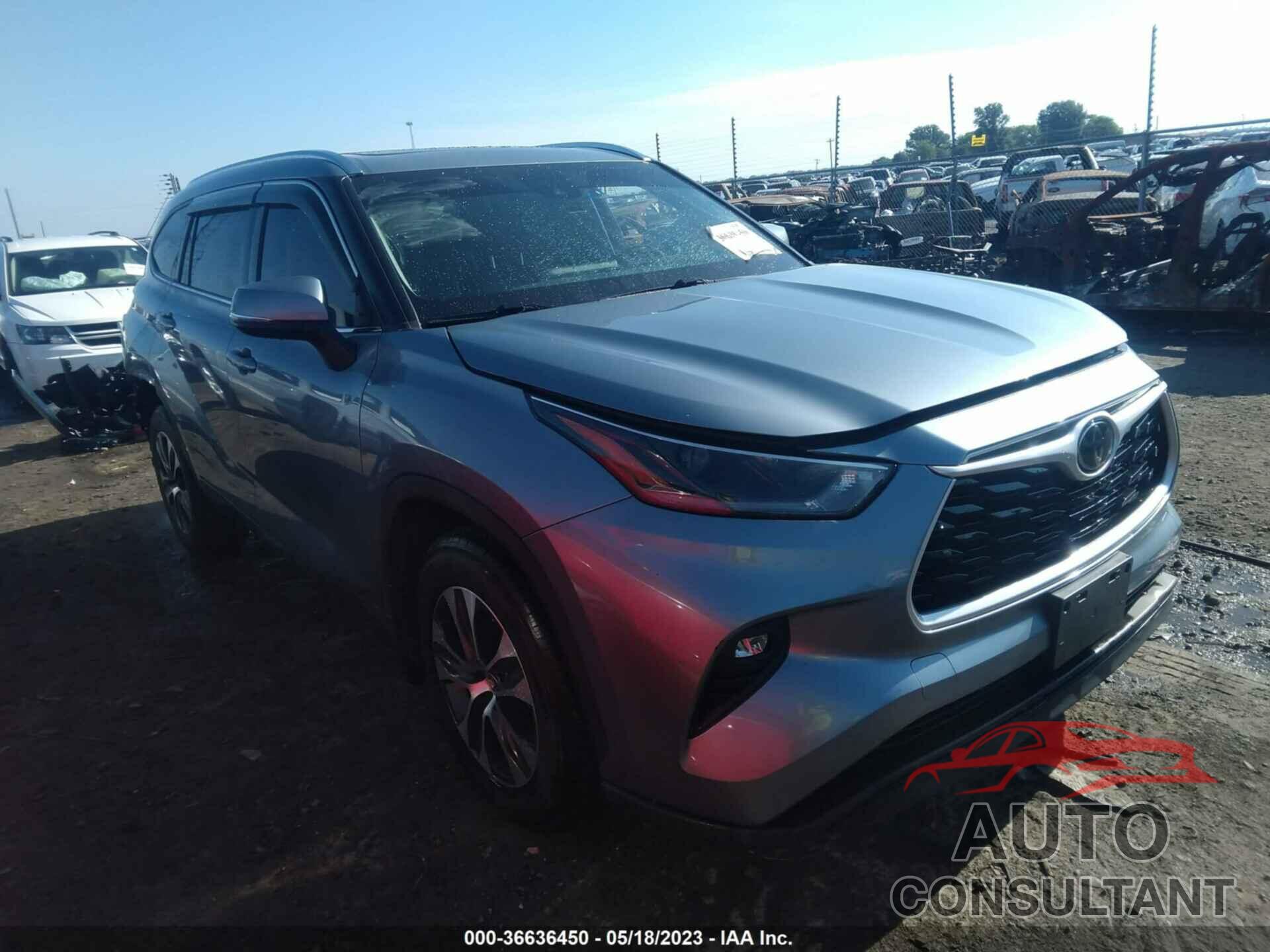 TOYOTA HIGHLANDER 2021 - 5TDGZRBH9MS070305
