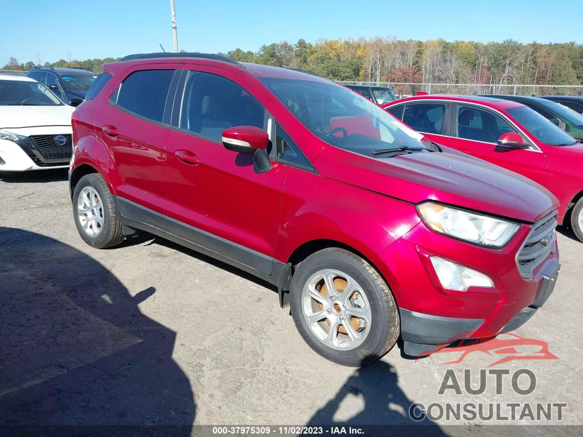 FORD ECOSPORT 2018 - MAJ3PITE8JC158890