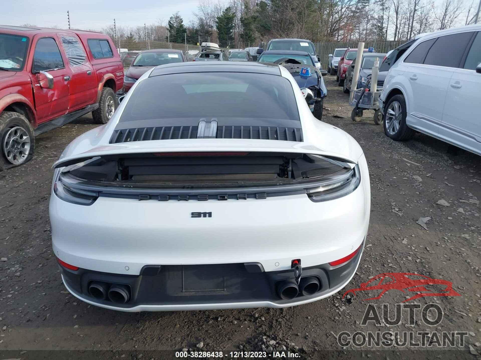 PORSCHE 911 2022 - WP0AB2A93NS220929