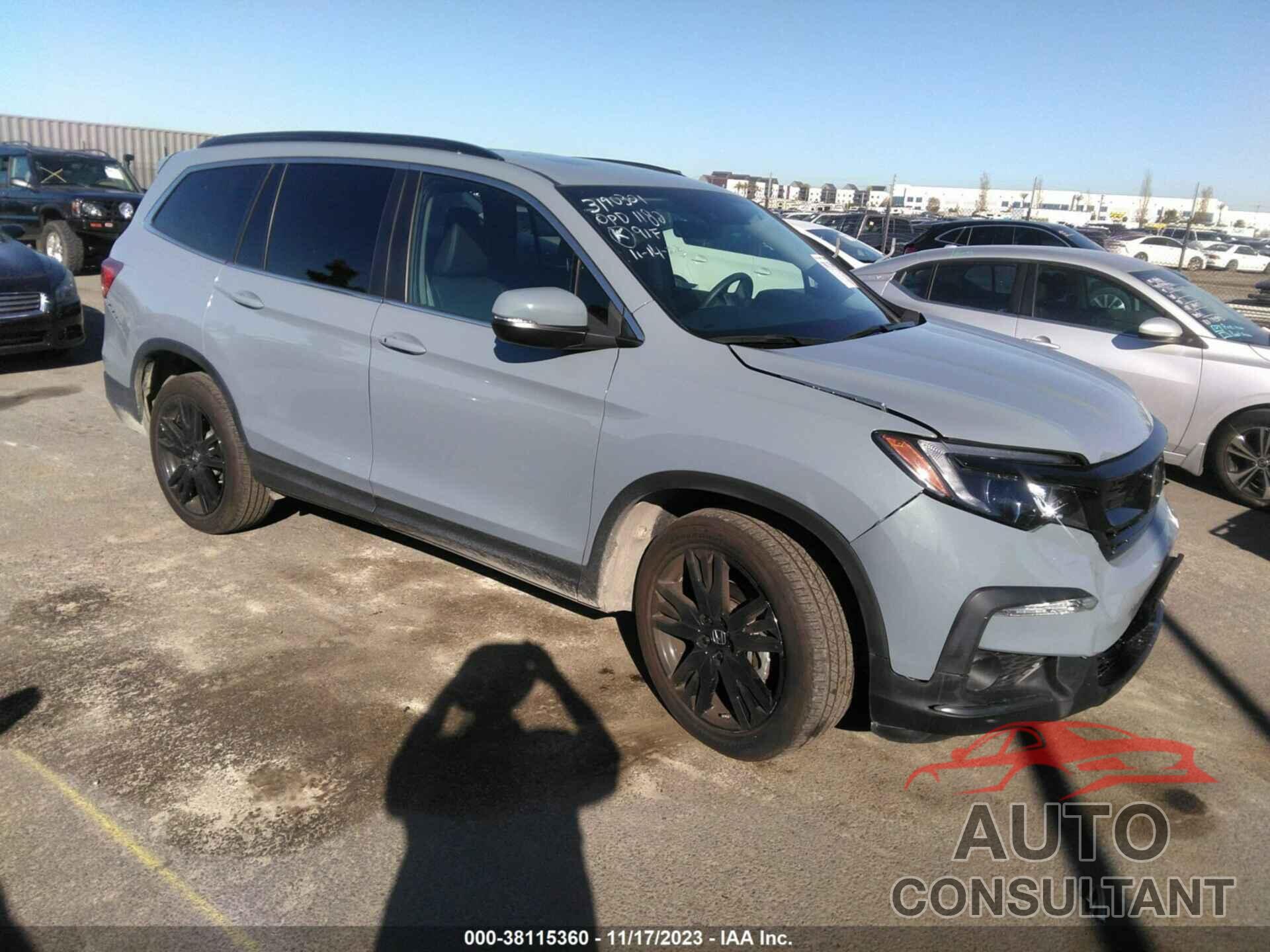 HONDA PILOT 2022 - 5FNYF6H24NB104929