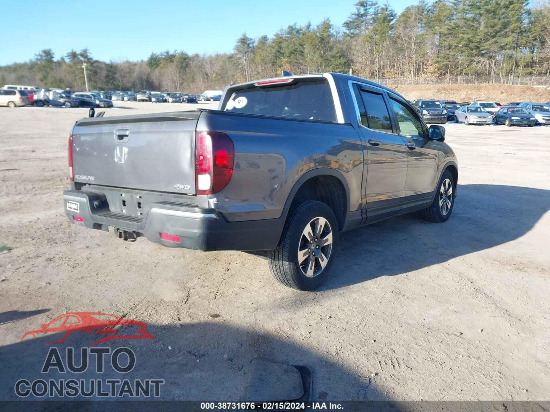 HONDA RIDGELINE 2017 - 5FPYK3F65HB025183