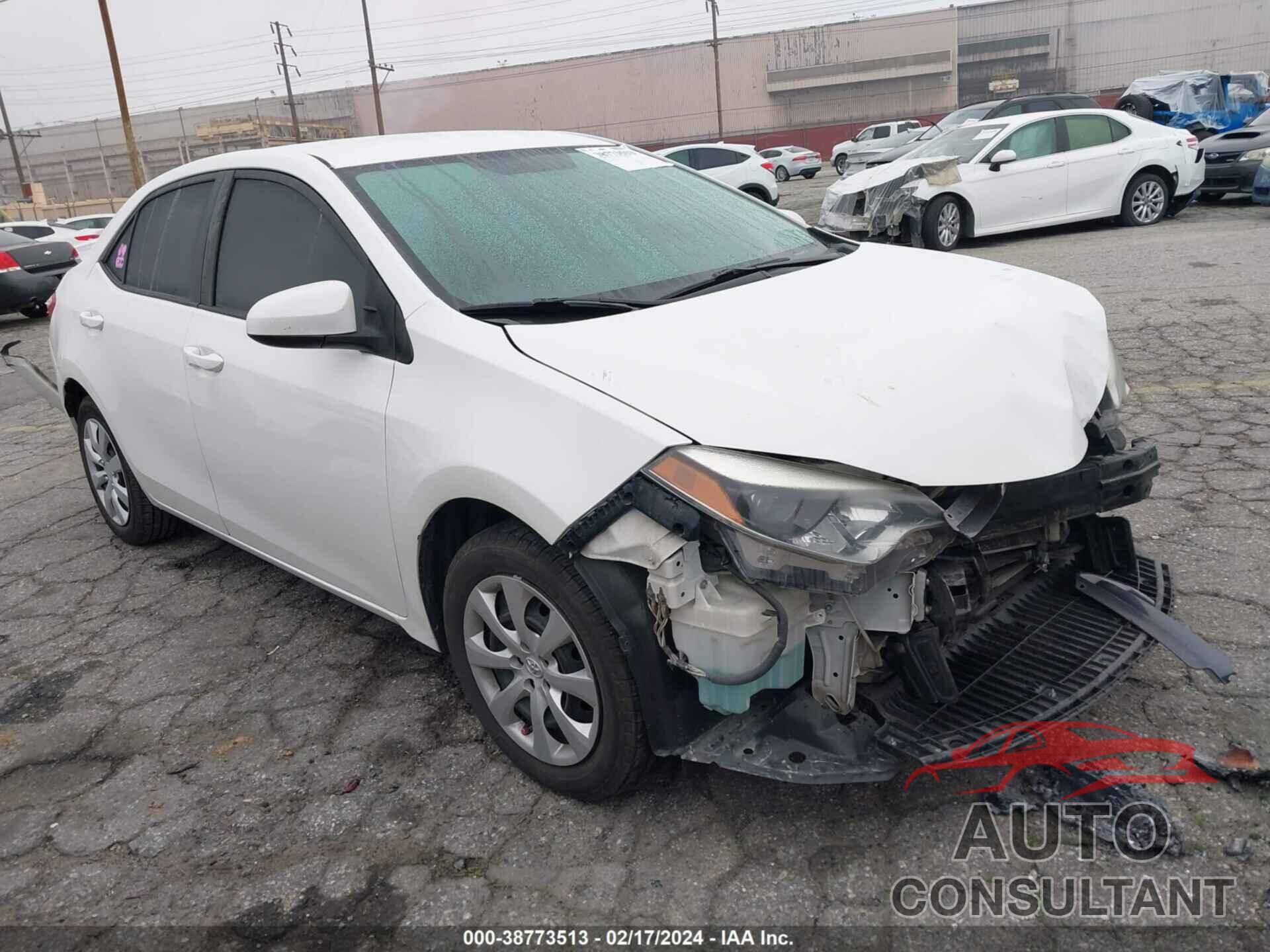 TOYOTA COROLLA 2016 - 5YFBURHE2GP482018