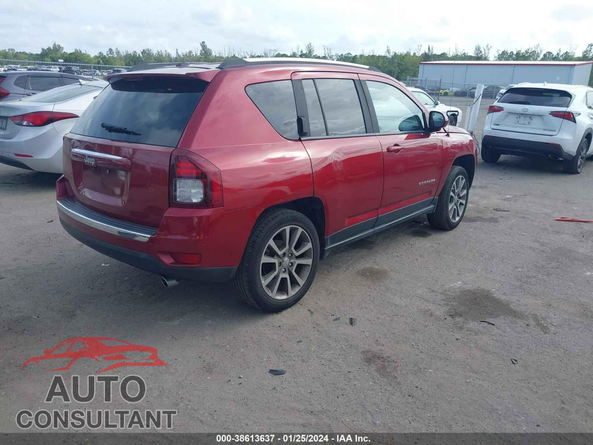 JEEP COMPASS 2017 - 1C4NJDEB2HD108421