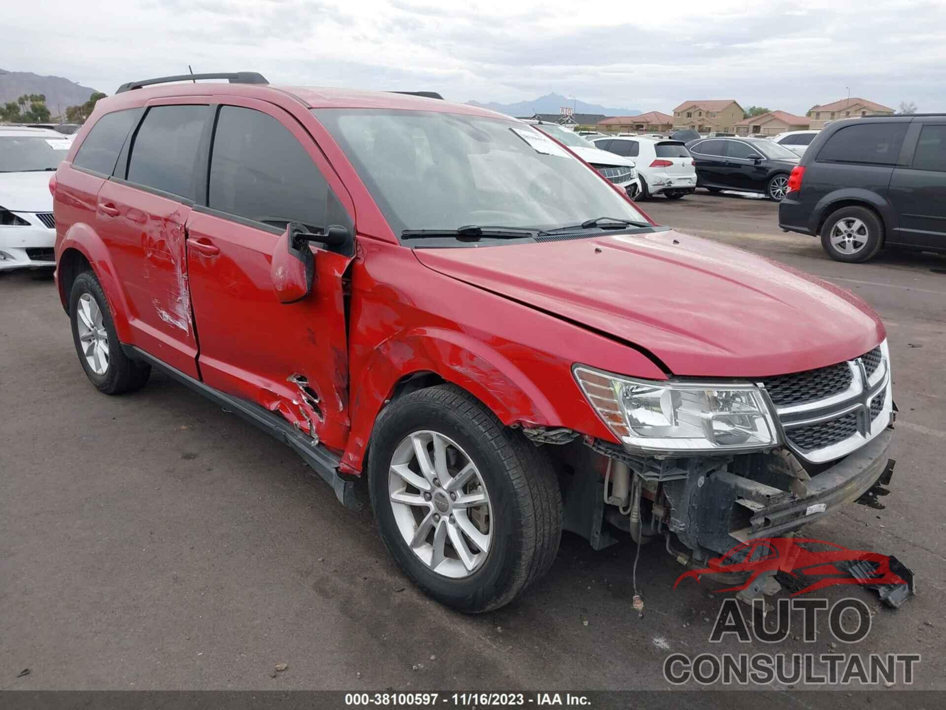 DODGE JOURNEY 2016 - 3C4PDCBG0GT122546