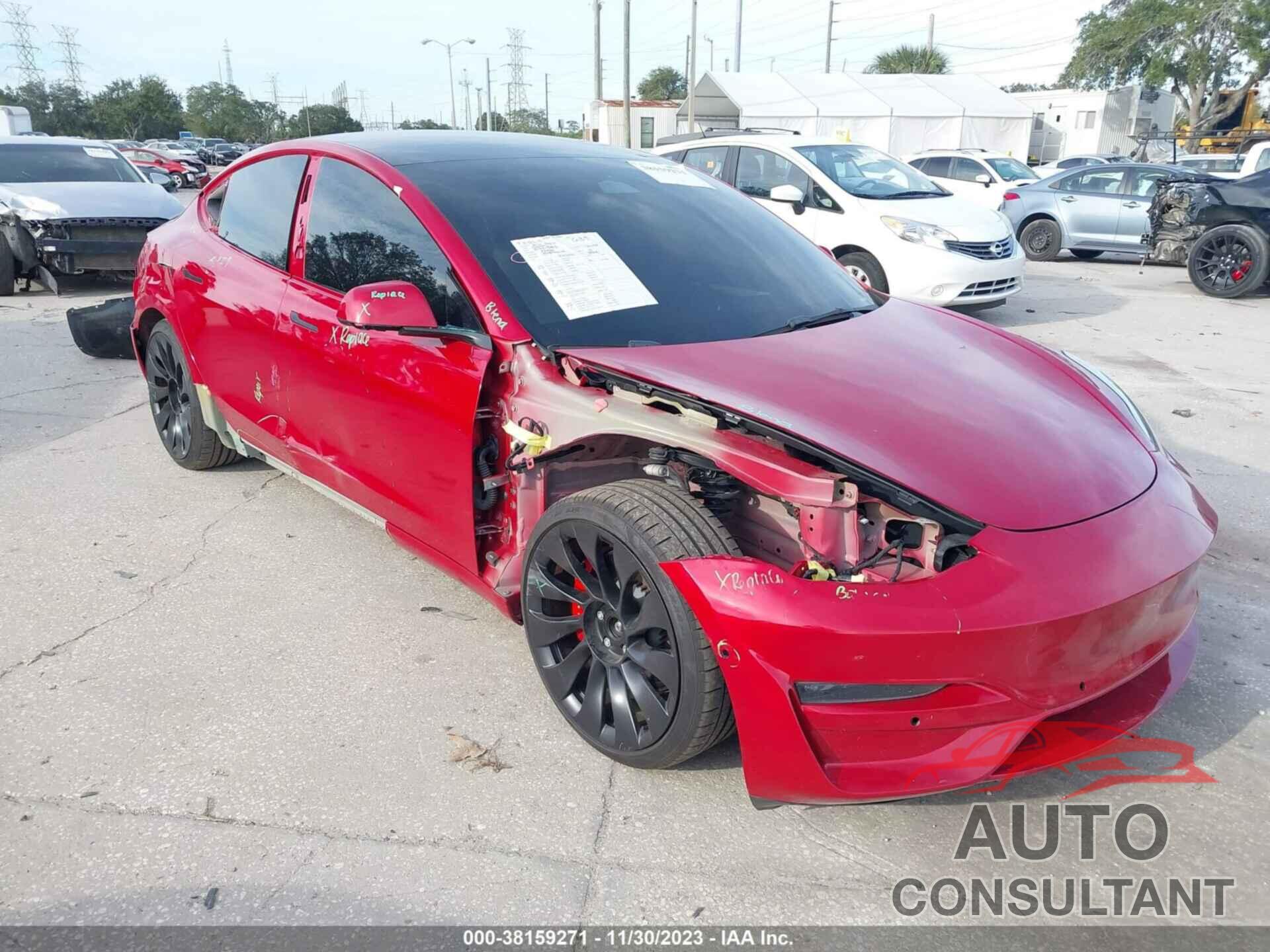 TESLA MODEL 3 2022 - 5YJ3E1EC4NF263561
