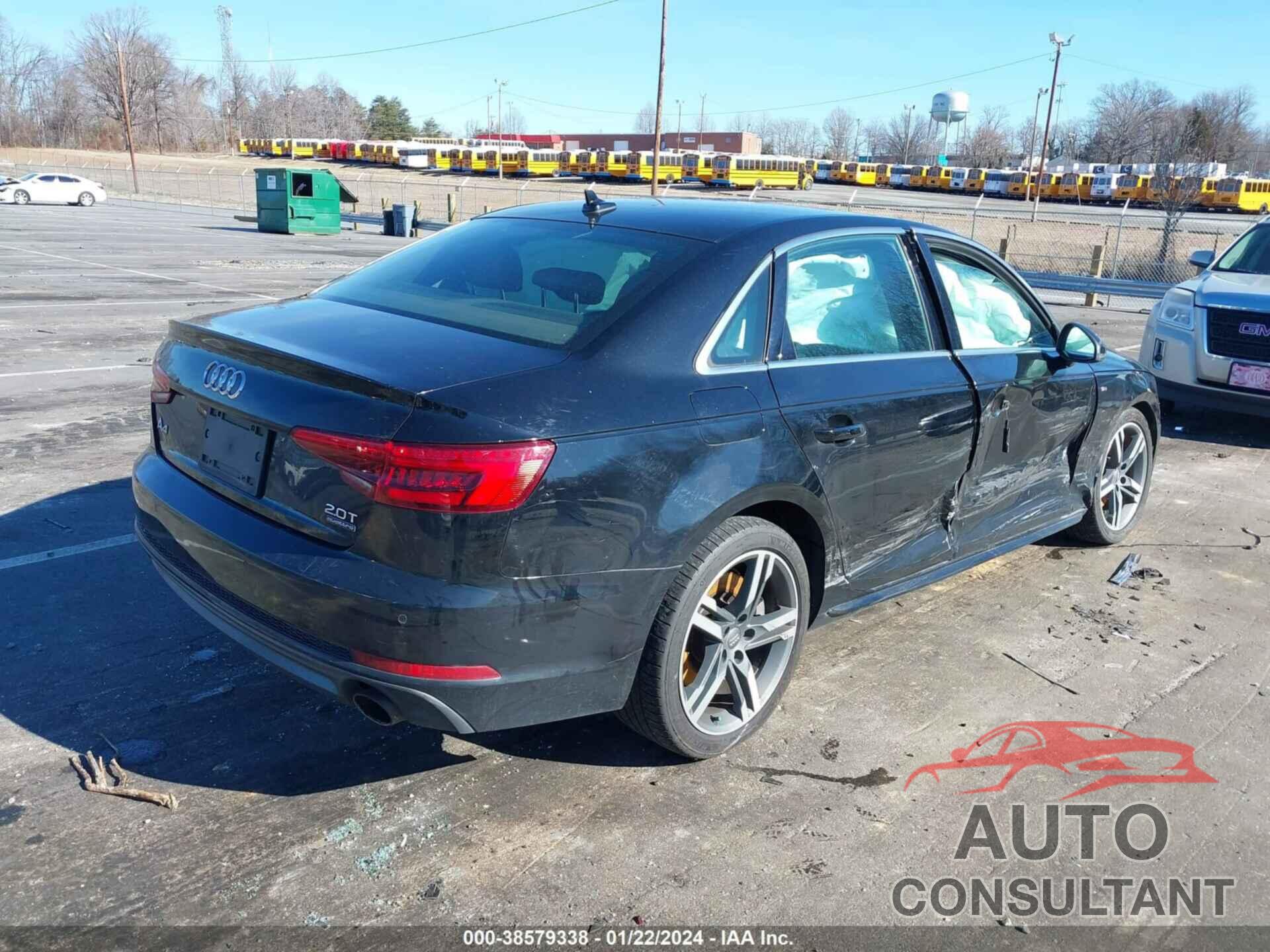 AUDI A4 2017 - WAUENAF44HN025566