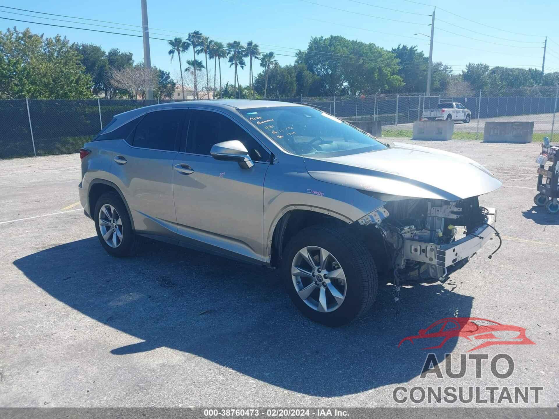 LEXUS RX 350 2019 - 2T2ZZMCA0KC151028