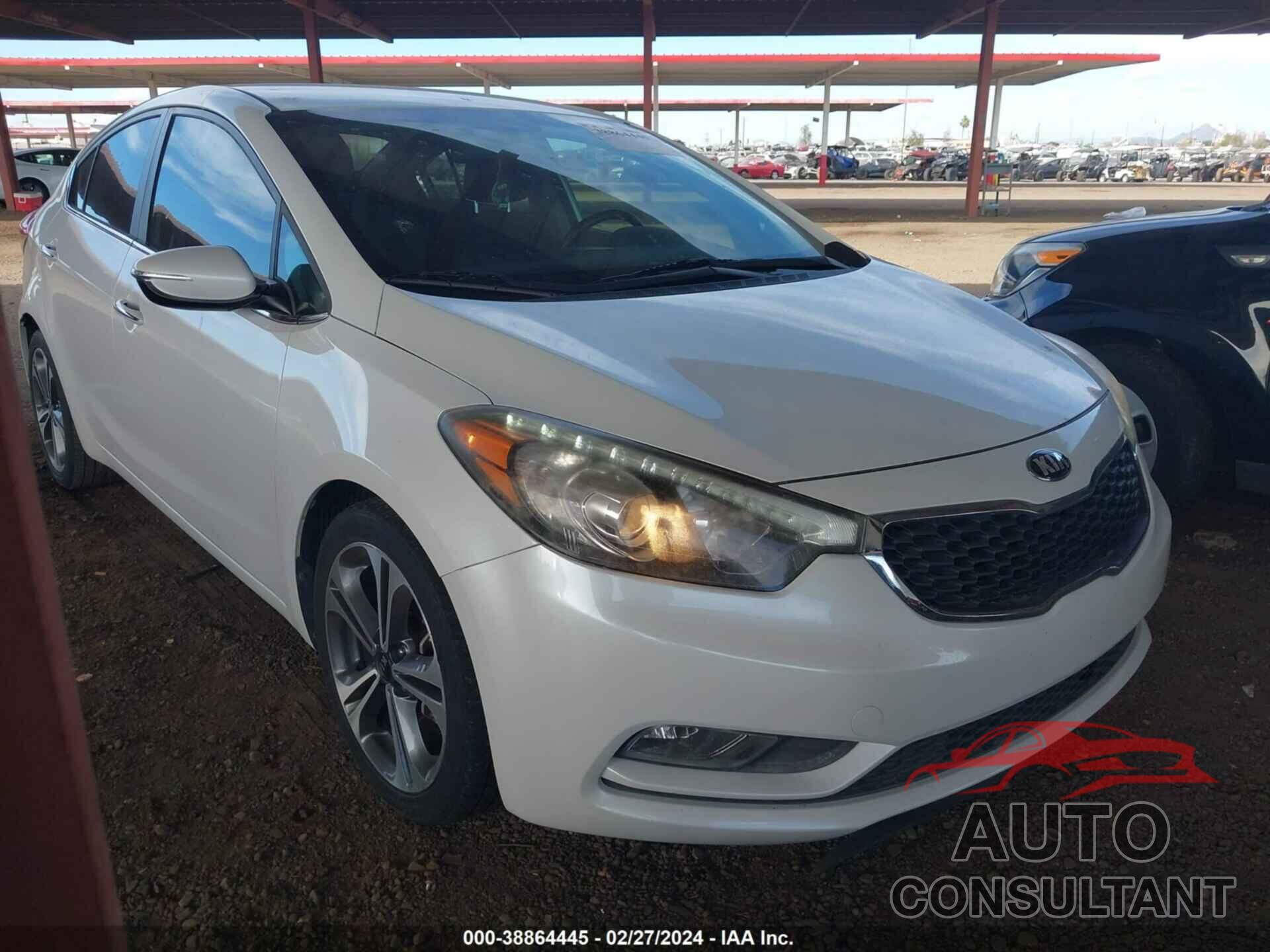 KIA FORTE 2016 - KNAFX4A85G5448312