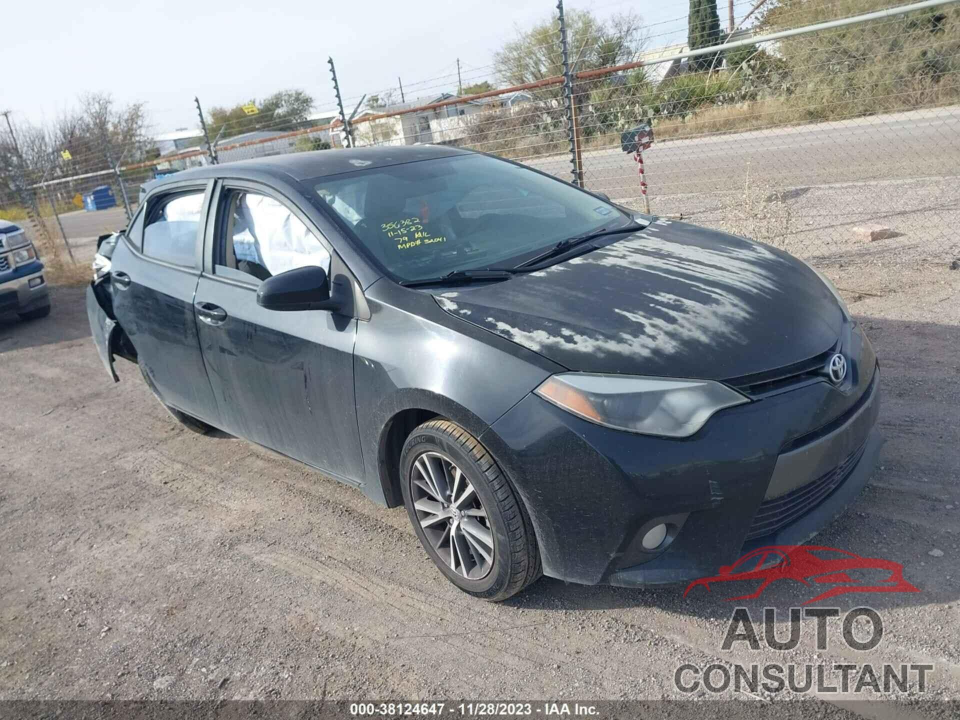 TOYOTA COROLLA 2016 - 5YFBURHE9GP472621