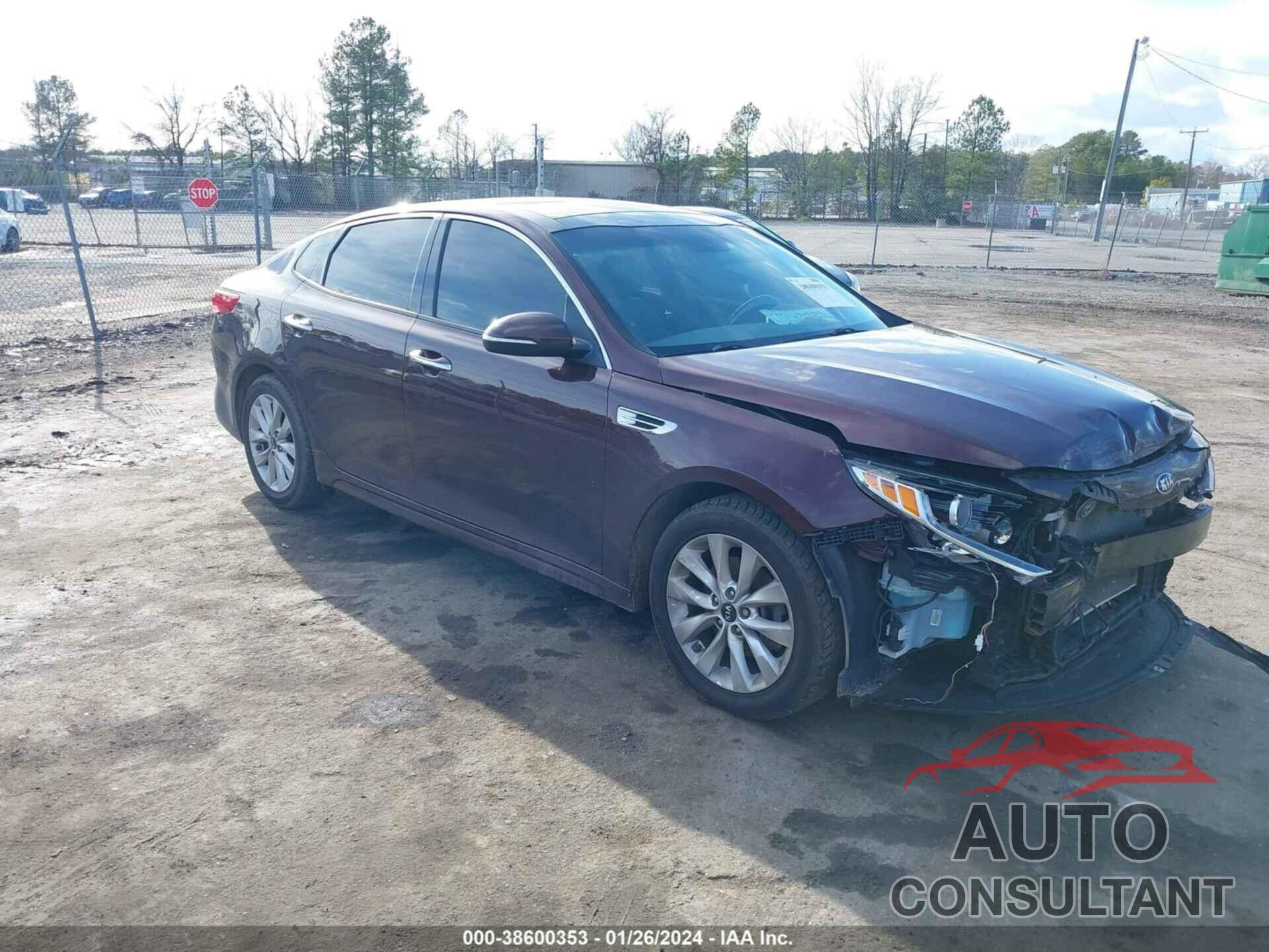 KIA OPTIMA 2016 - 5XXGU4L38GG095514