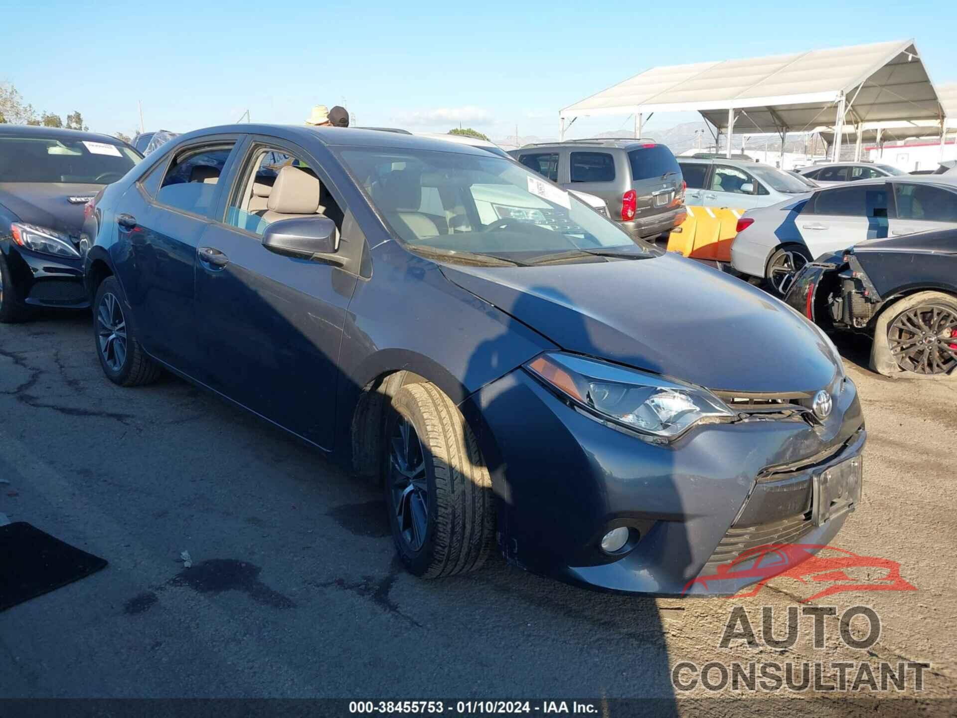 TOYOTA COROLLA 2016 - 5YFBURHE1GP523819