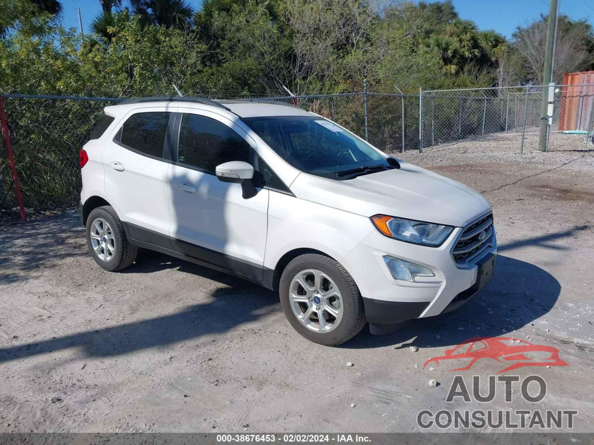 FORD ECOSPORT 2020 - MAJ3S2GE7LC322485