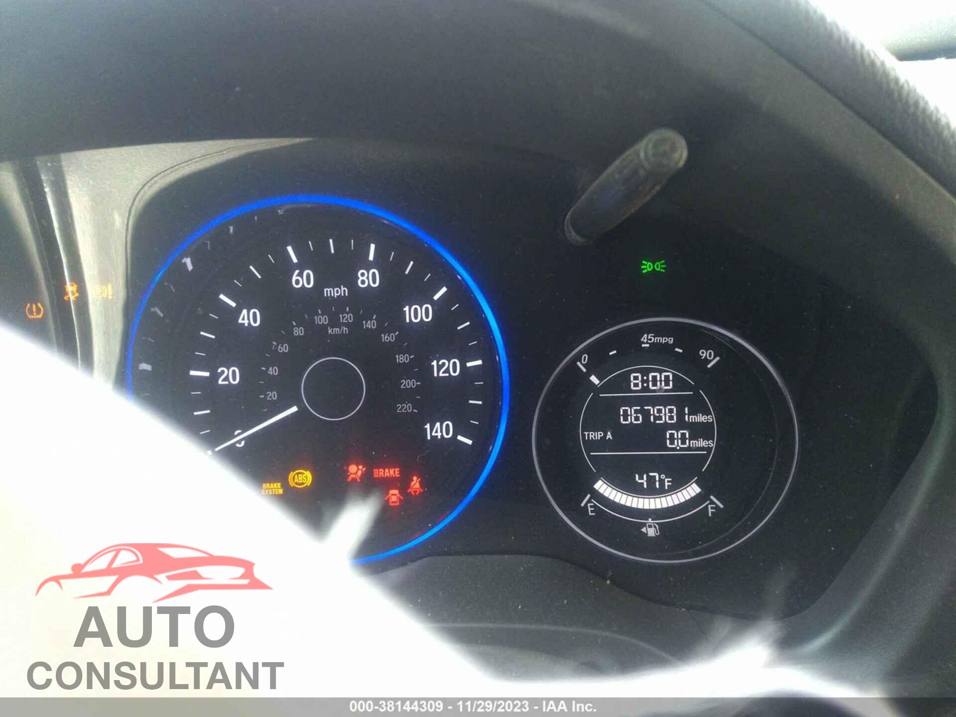 HONDA HR-V 2017 - 3CZRU6H50HG710192