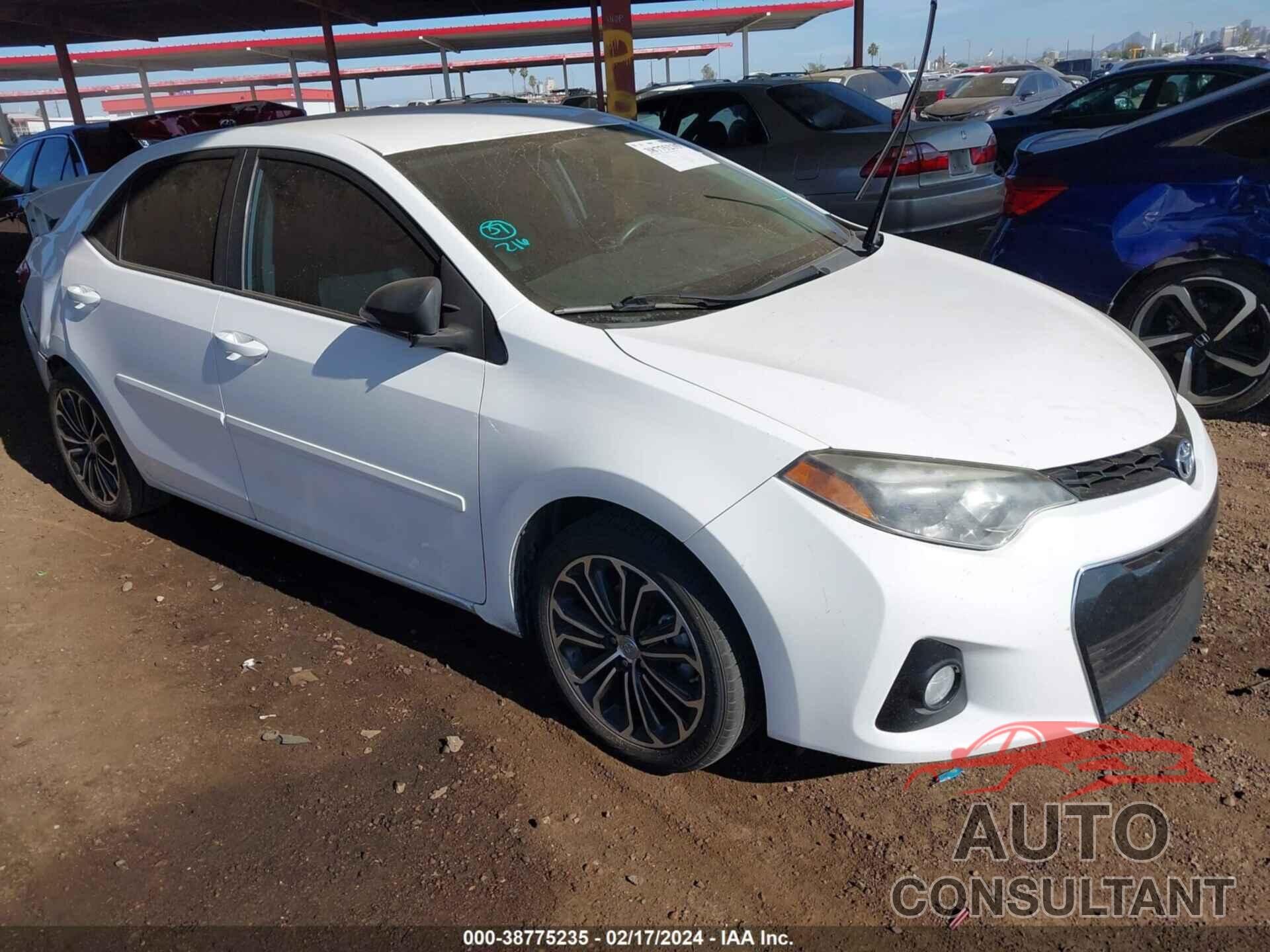 TOYOTA COROLLA 2016 - 2T1BURHEXGC536519