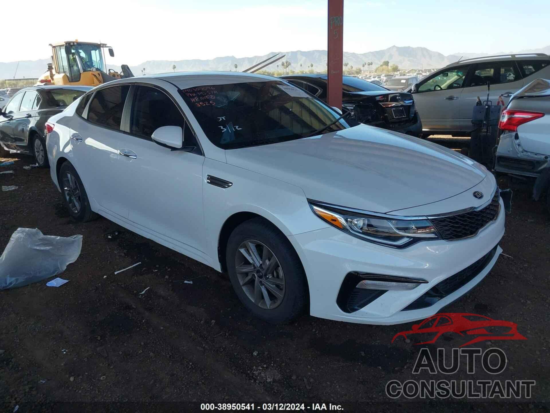 KIA OPTIMA 2020 - 5XXGT4L35LG443525