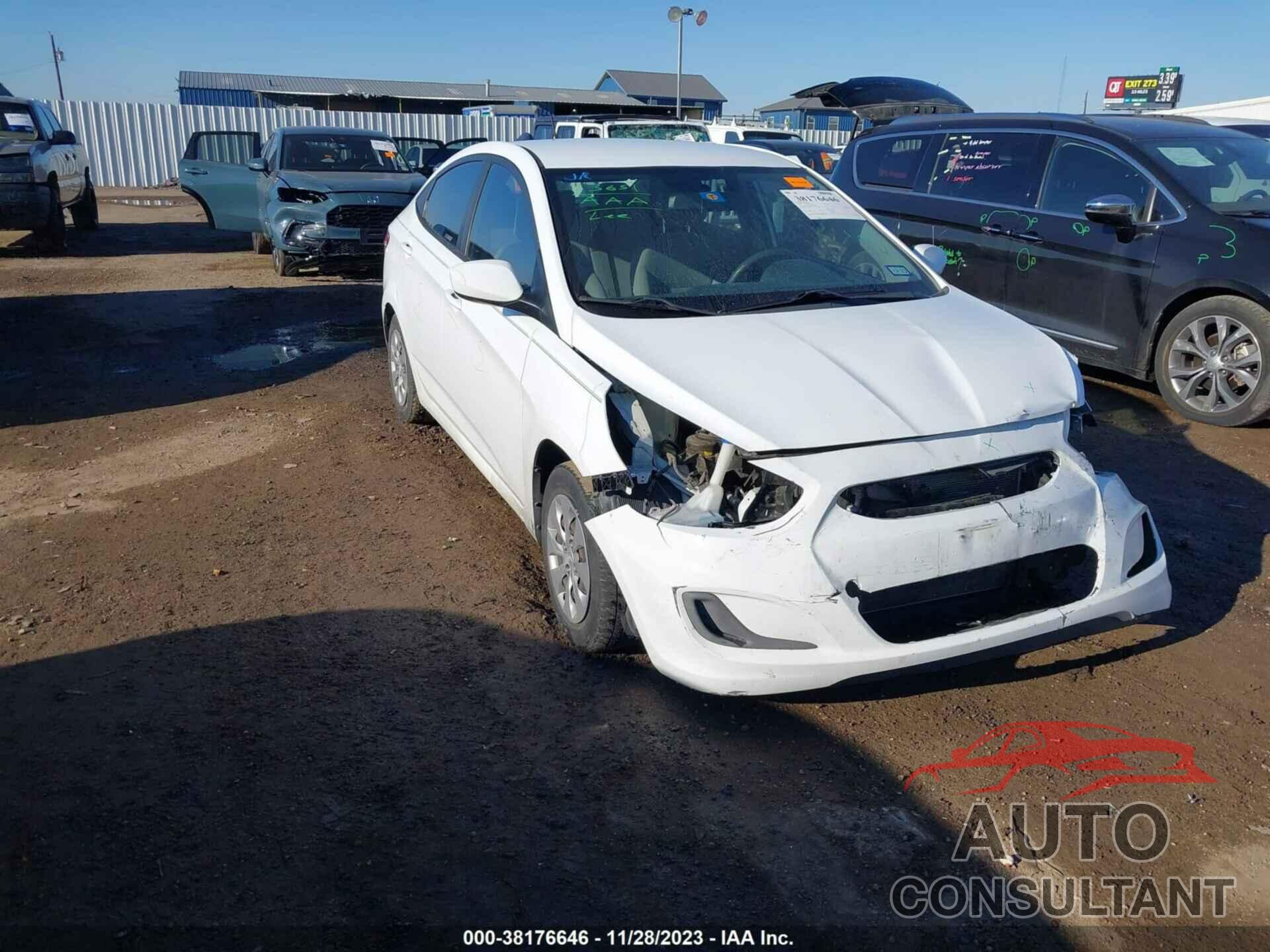 HYUNDAI ACCENT 2017 - KMHCT4AE6HU276320