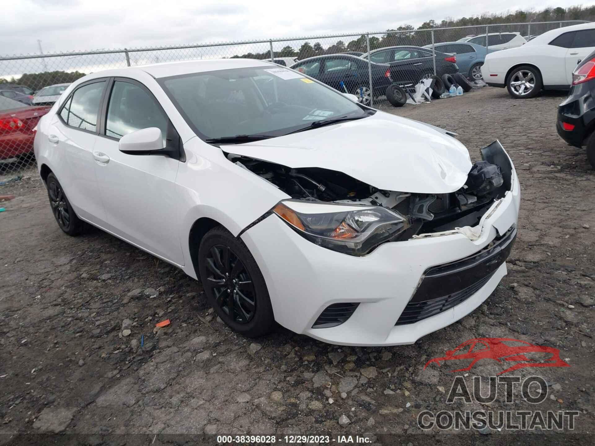 TOYOTA COROLLA 2016 - 2T1BURHE7GC591560