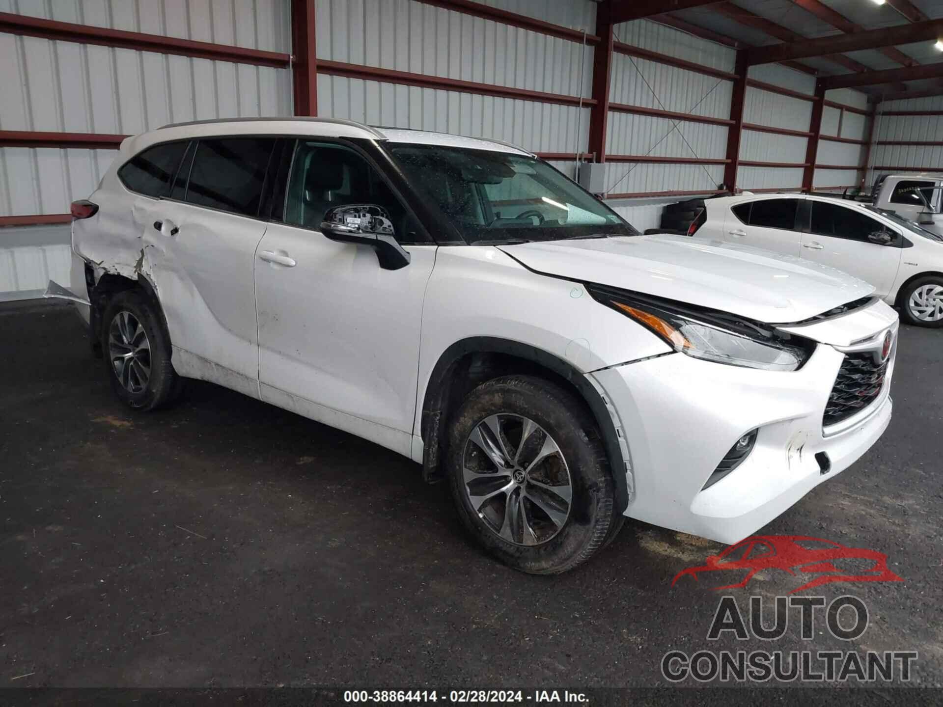 TOYOTA HIGHLANDER 2022 - 5TDGZRBH0NS196988