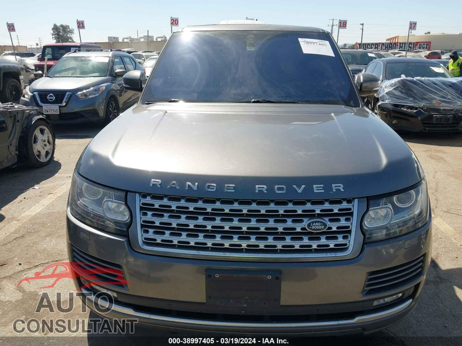 LAND ROVER RANGE ROVER 2016 - SALGS2PF4GA315203