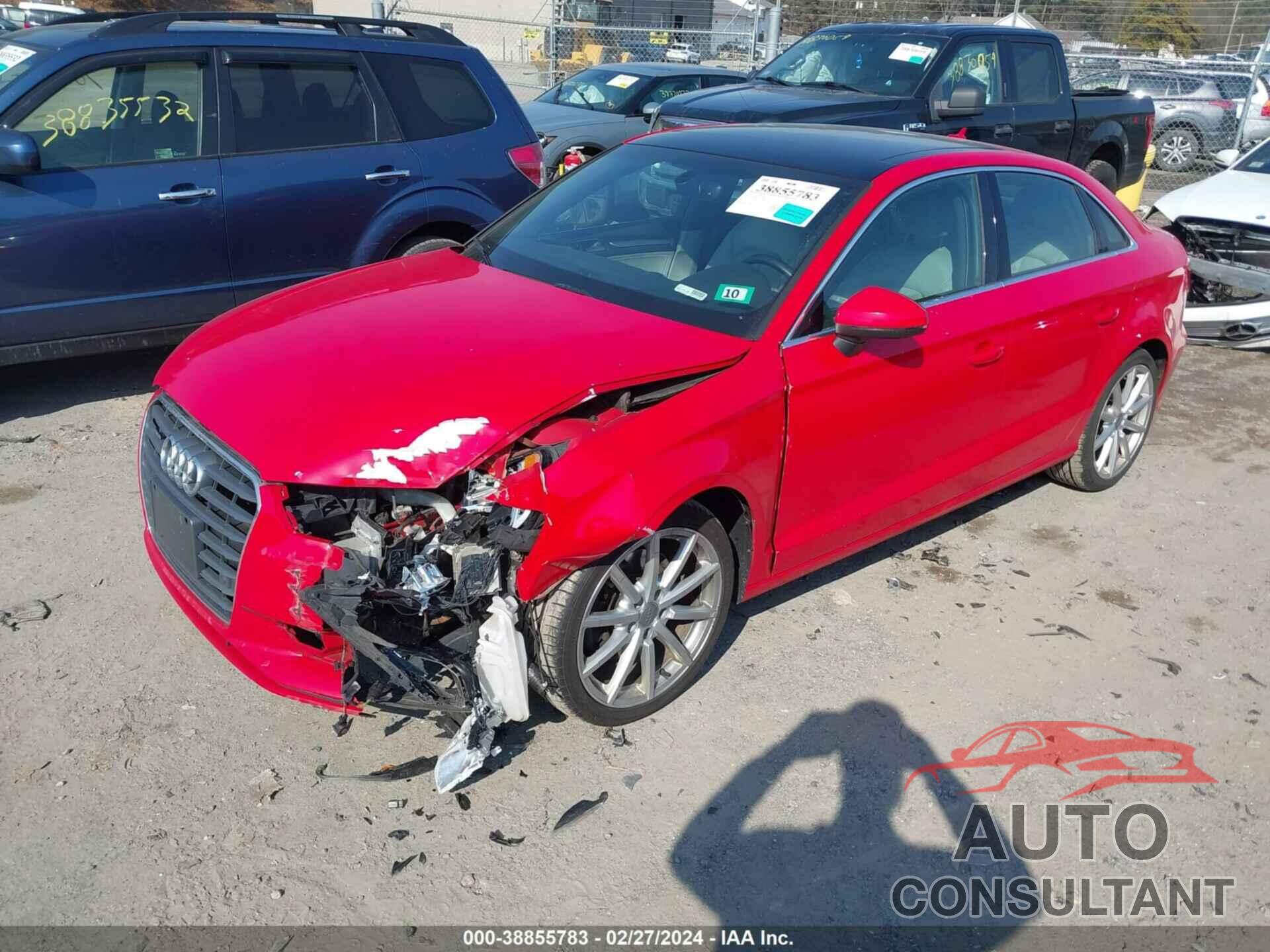 AUDI A3 2016 - WAUE8GFF8G1058958