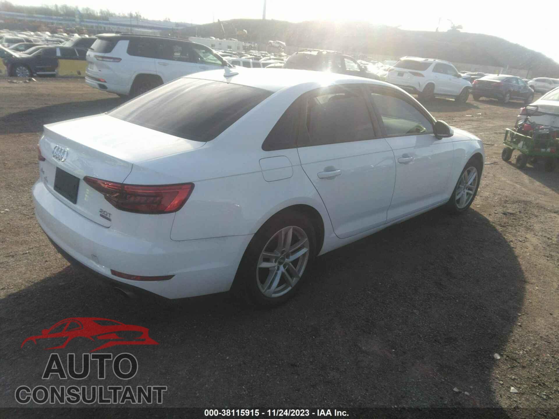 AUDI A4 2017 - WAUANAF45HN022139