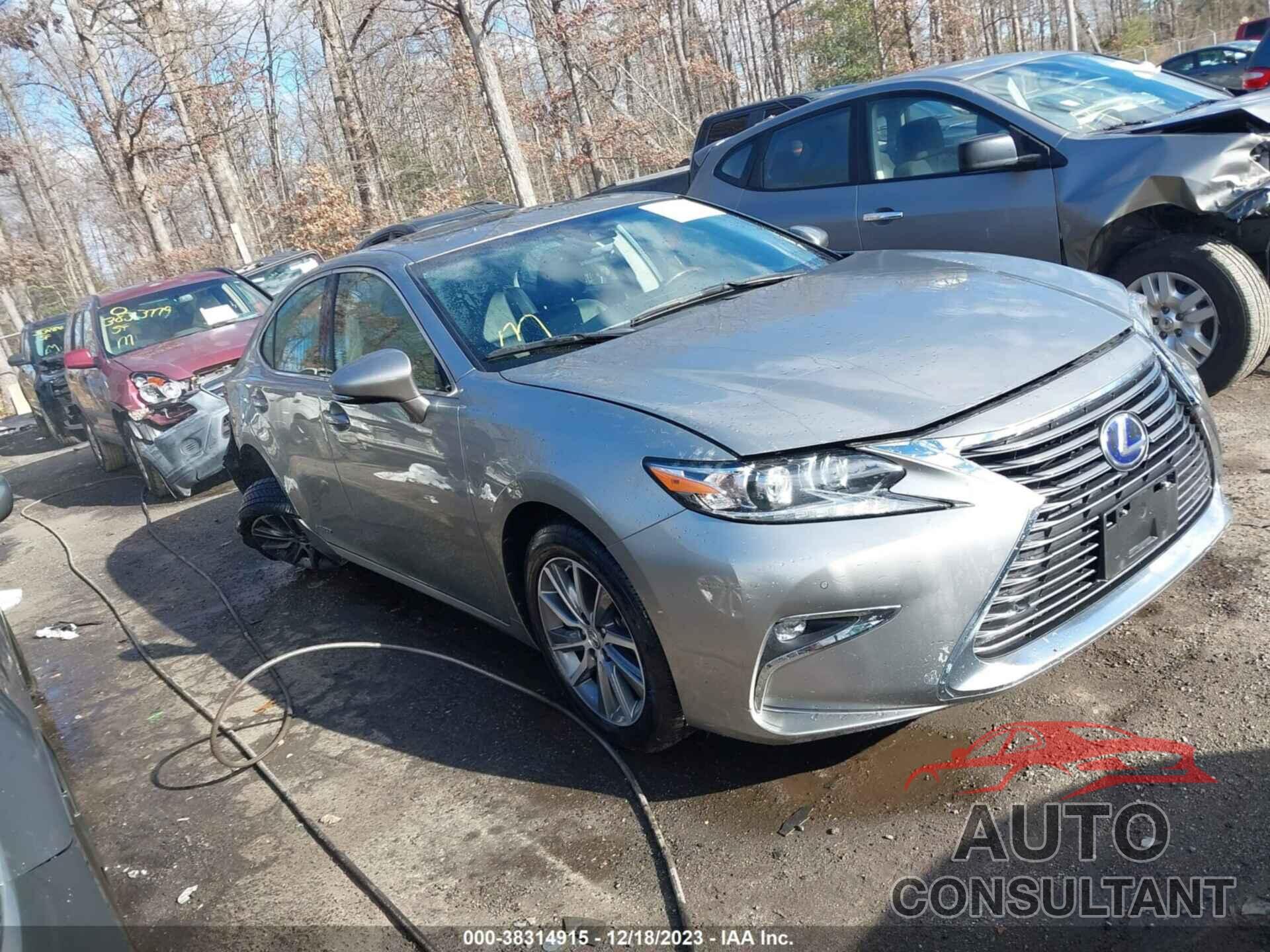 LEXUS ES 300H 2018 - JTHBW1GG4J2187747