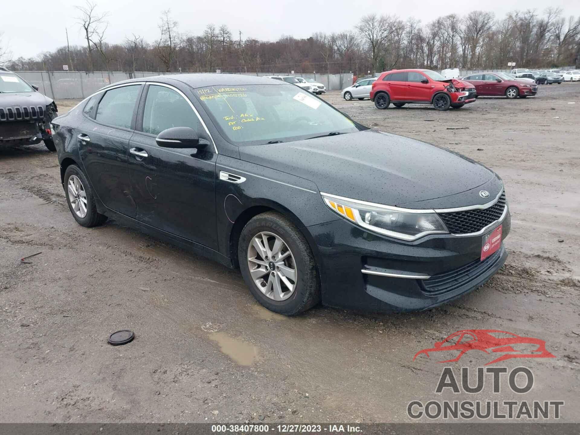 KIA OPTIMA 2016 - 5XXGT4L36GG100468