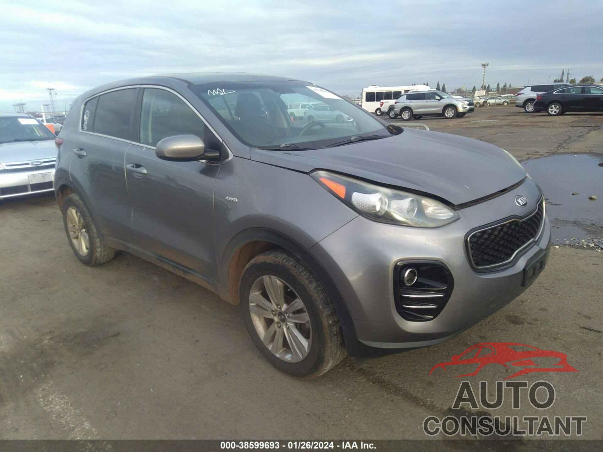 KIA SPORTAGE 2017 - KNDPMCAC4H7063800