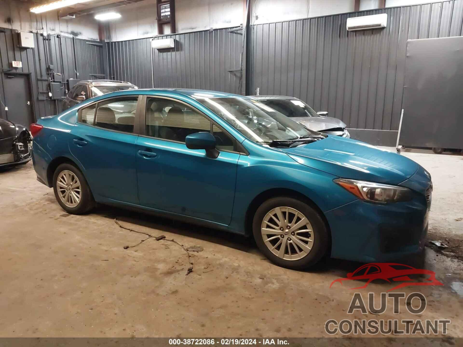 SUBARU IMPREZA 2018 - 4S3GKAD69J3609343