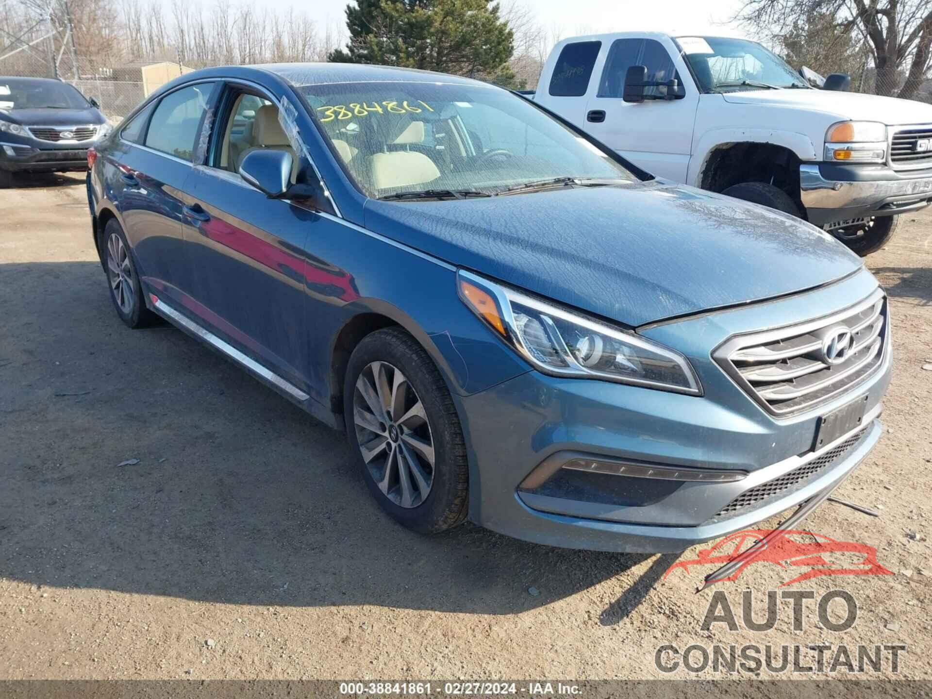 HYUNDAI SONATA 2017 - 5NPE34AF5HH522175