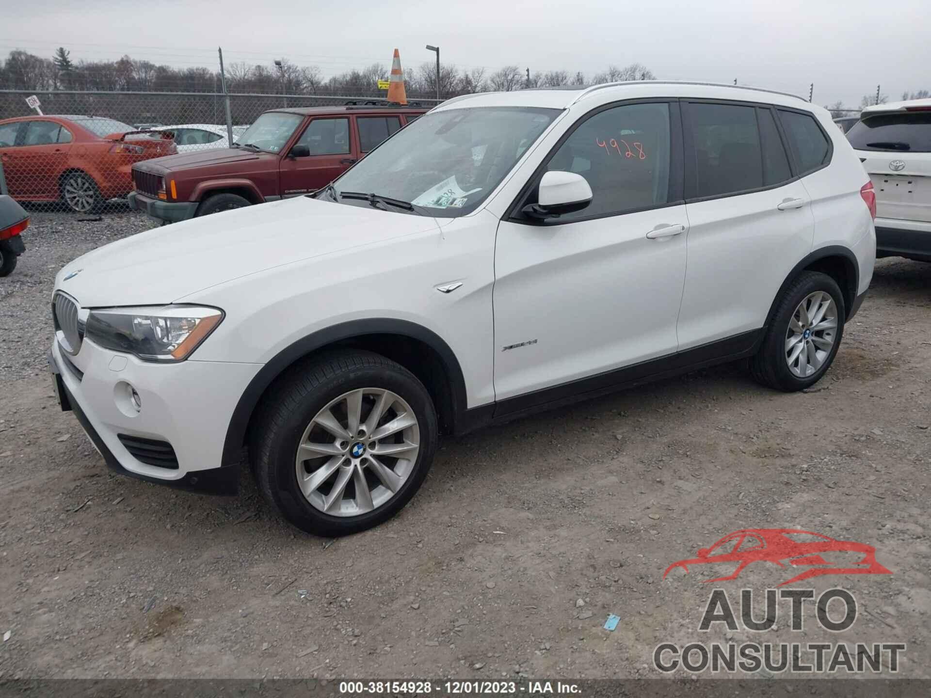 BMW X3 2016 - 5UXWX9C58G0D91377