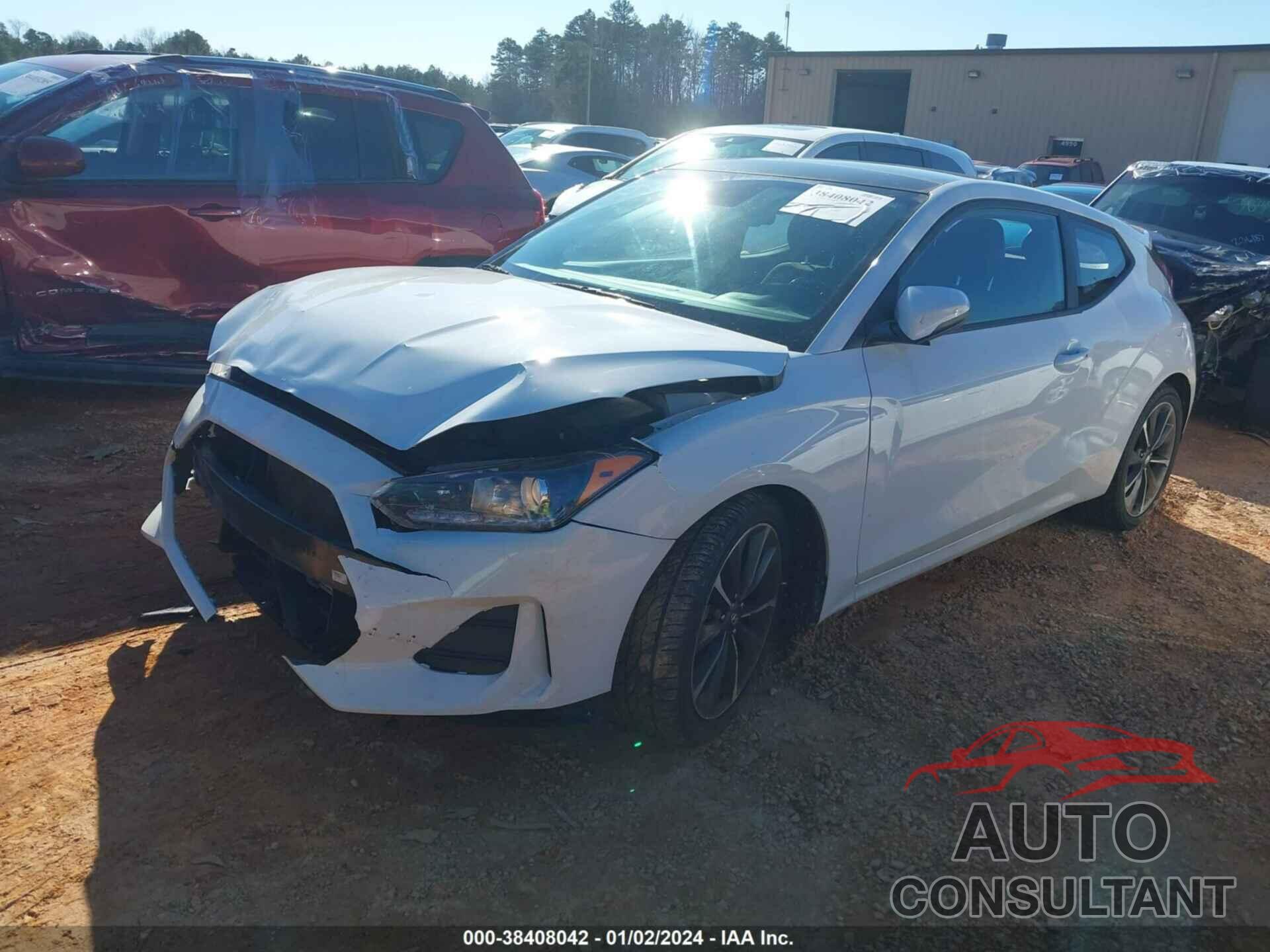 HYUNDAI VELOSTER 2019 - KMHTG6AF1KU009666