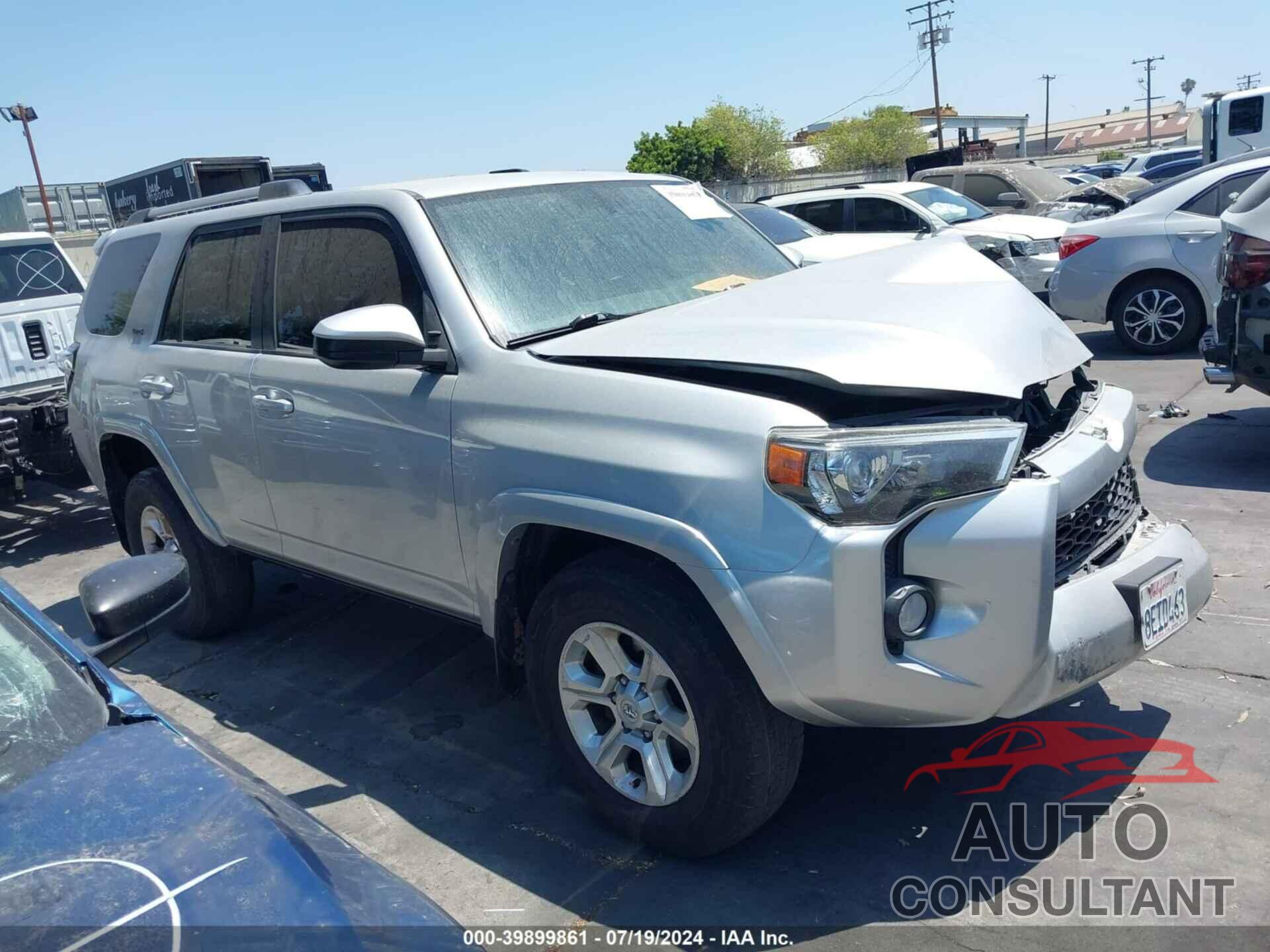 TOYOTA 4RUNNER 2019 - JTEZU5JR0K5197758