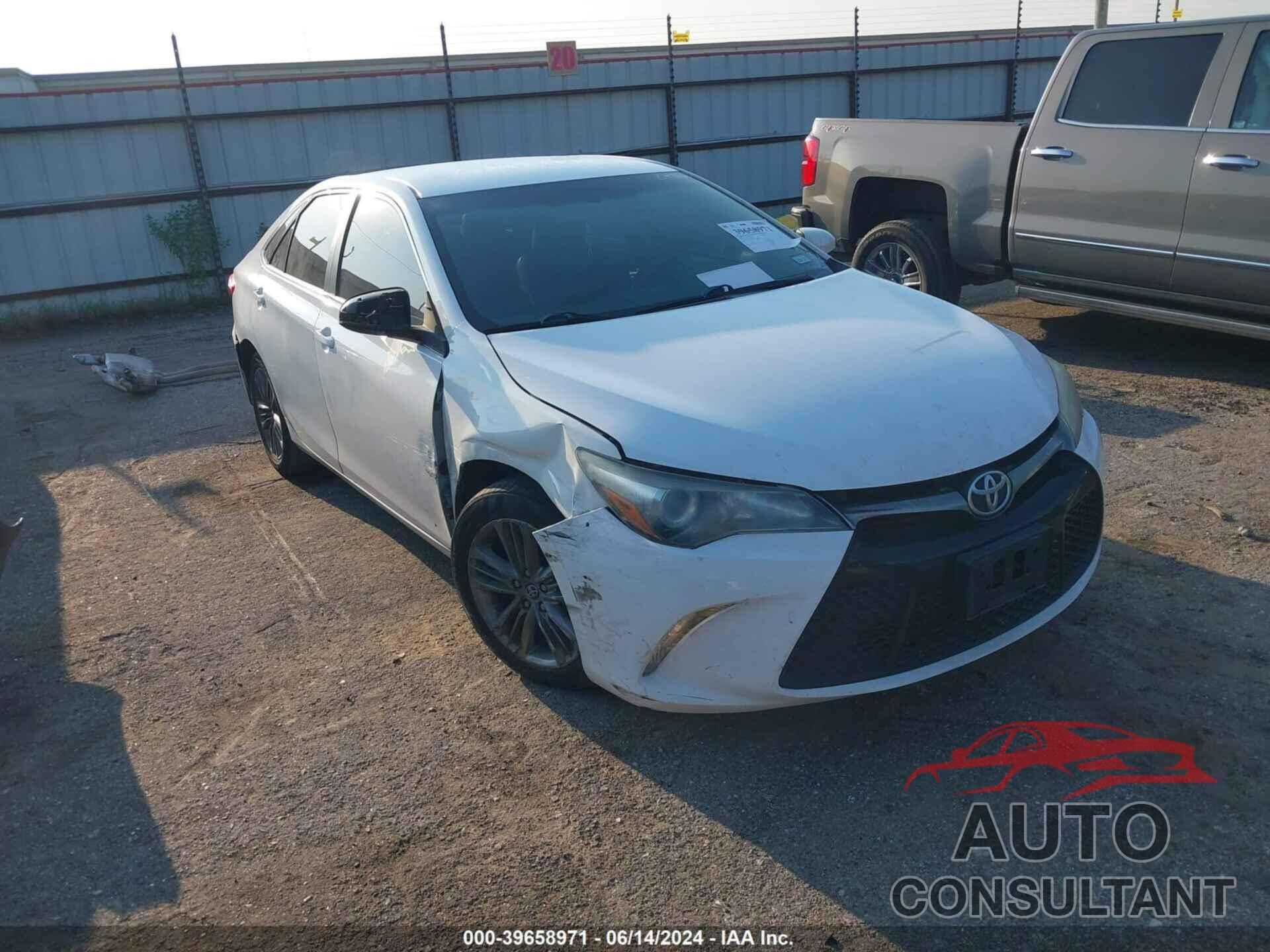 TOYOTA CAMRY 2016 - 4T1BF1FK9GU243262