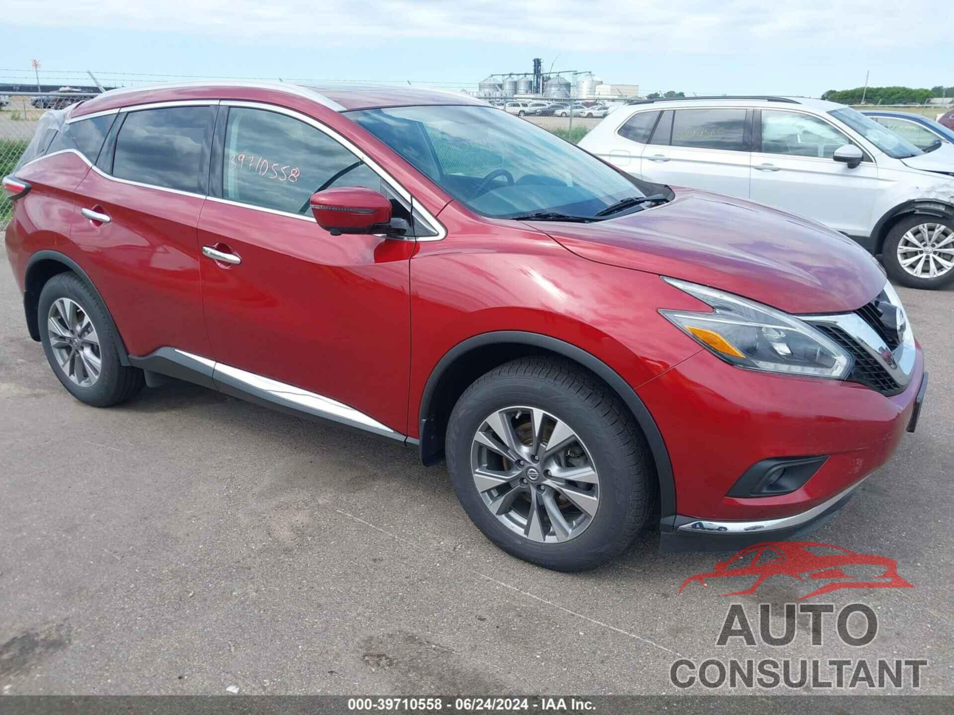 NISSAN MURANO 2018 - 5N1AZ2MH6JN195415