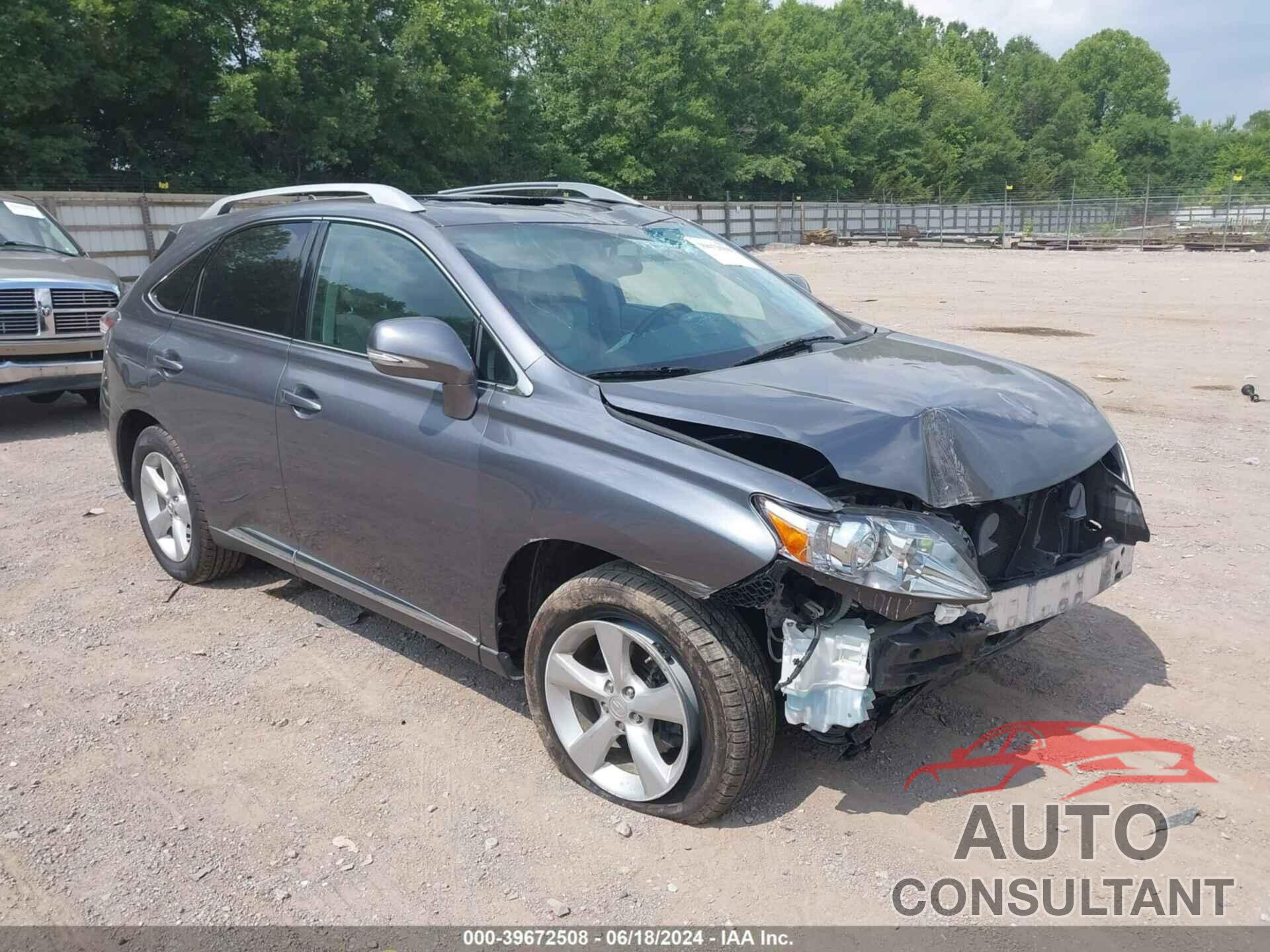 LEXUS RX 350 2012 - 2T2ZK1BA3CC082499
