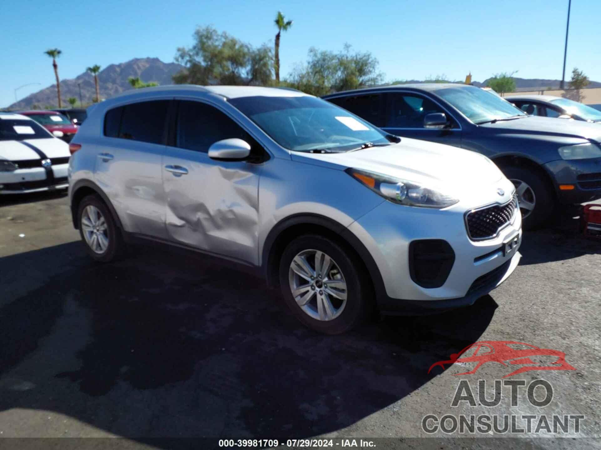 KIA SPORTAGE 2017 - KNDPM3AC1H7228718