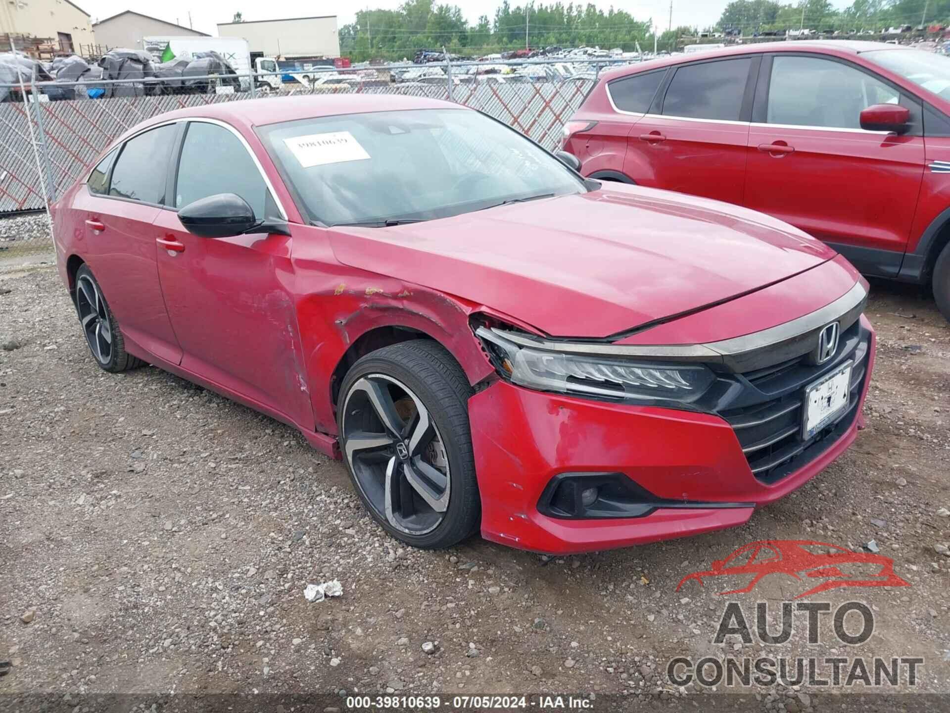 HONDA ACCORD 2021 - 1HGCV1F3XMA074954