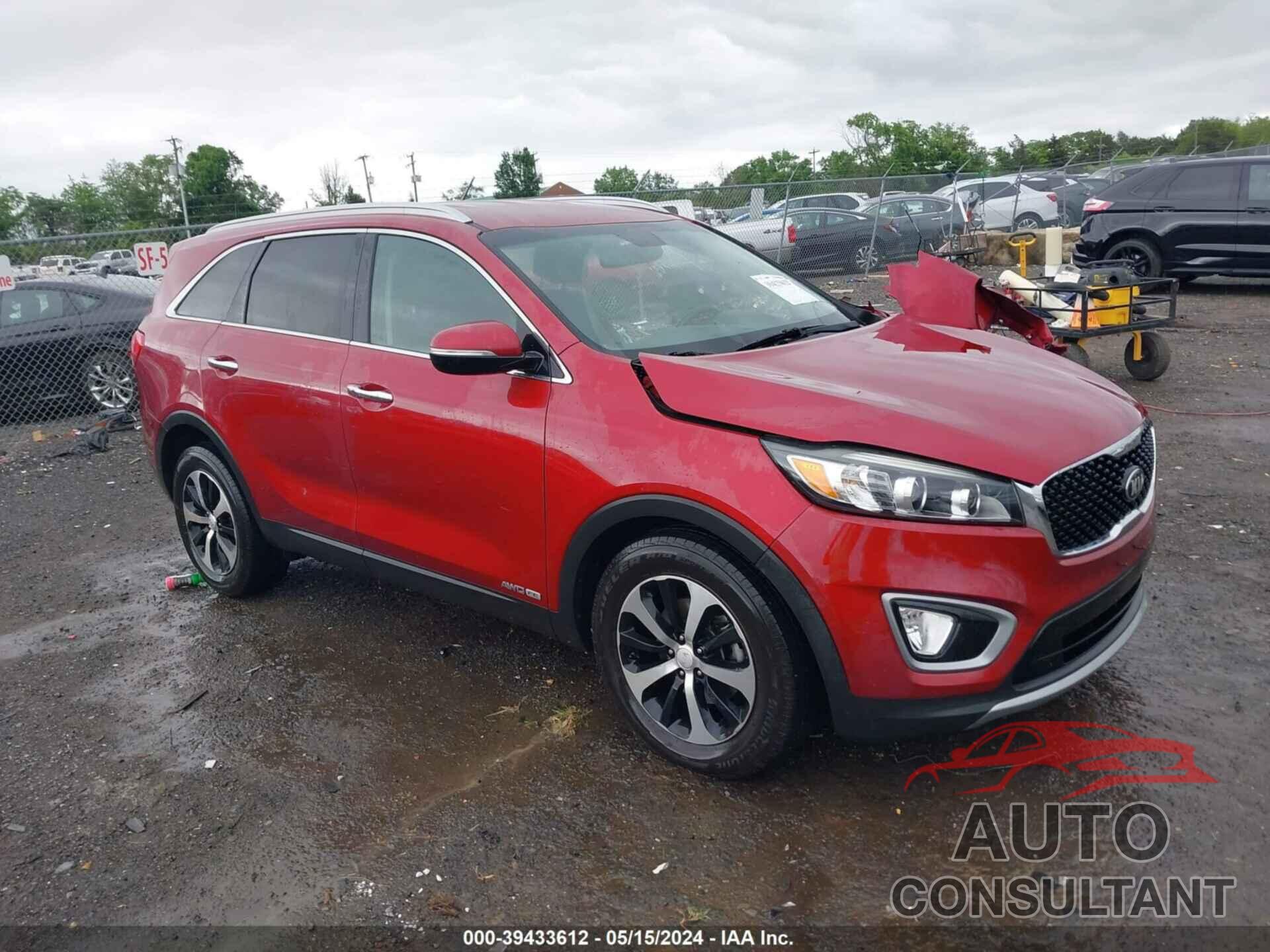 KIA SORENTO 2017 - 5XYPHDA54HG244507