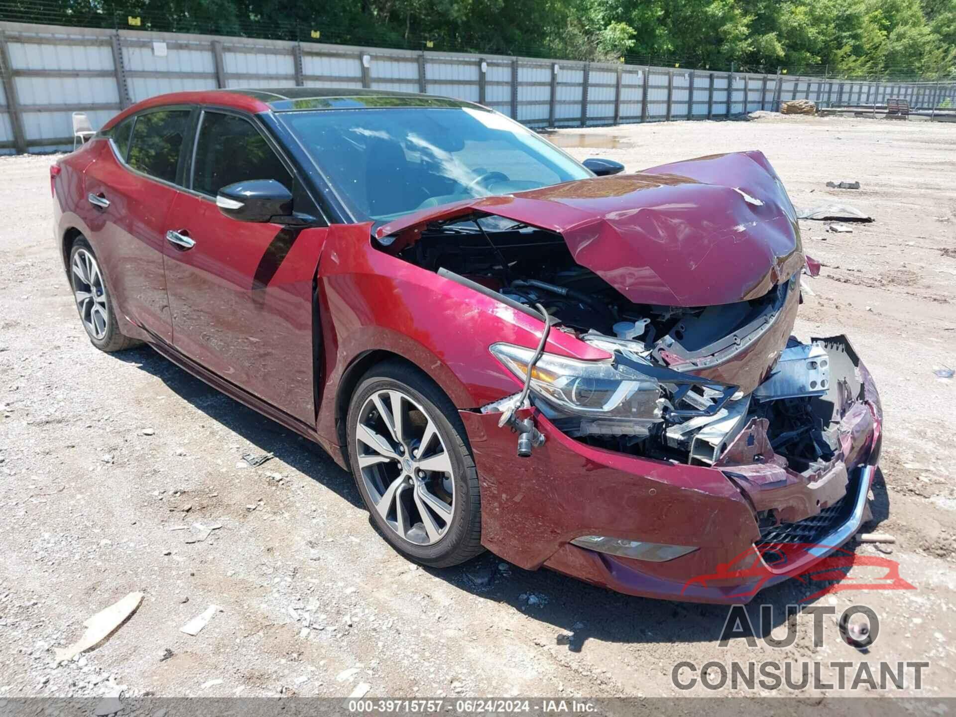 NISSAN MAXIMA 2017 - 1N4AA6AP0HC403511