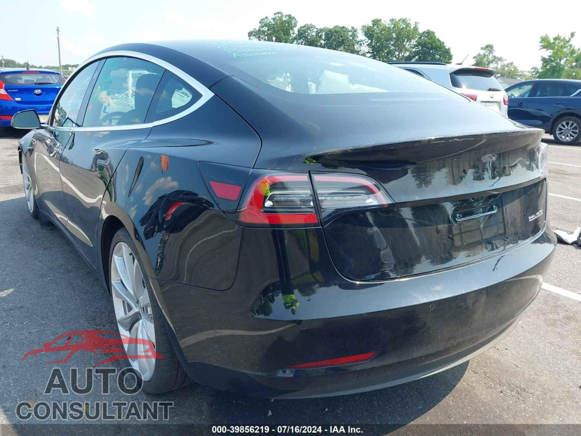TESLA MODEL 3 2019 - 5YJ3E1EB9KF213967