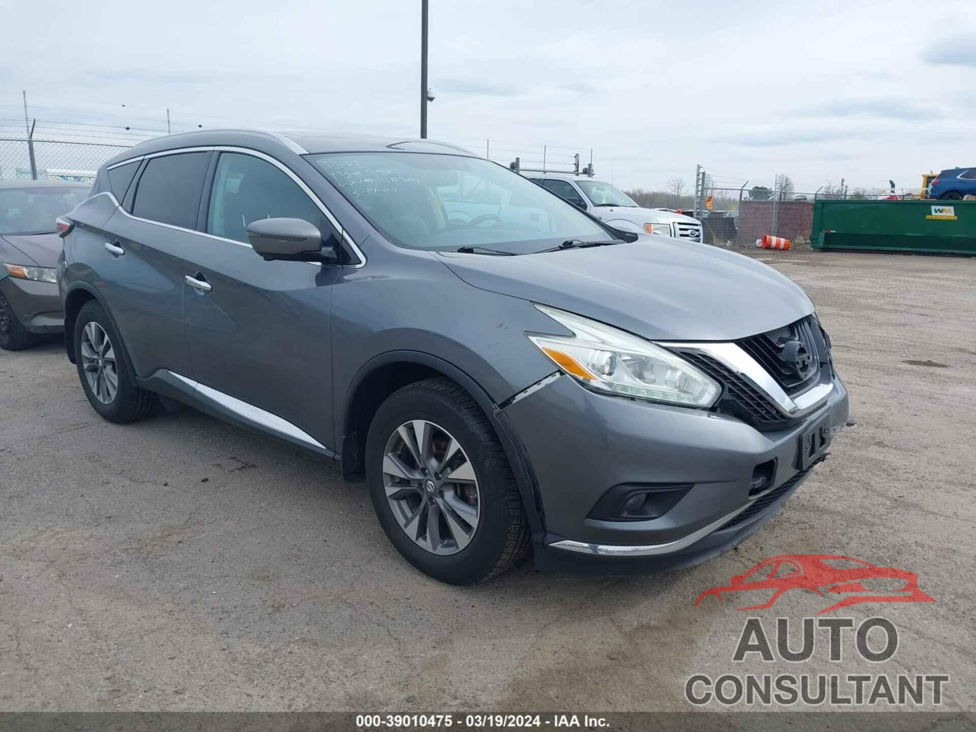 NISSAN MURANO 2017 - 5N1AZ2MHXHN118704