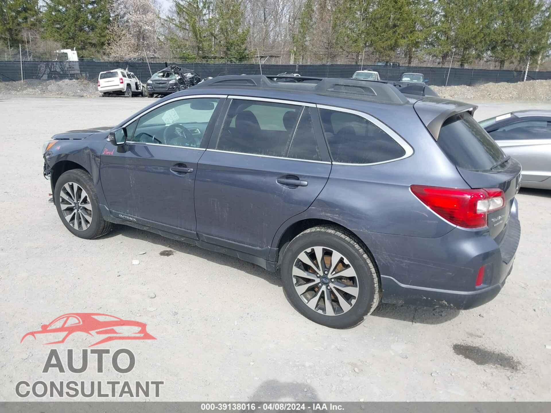 SUBARU OUTBACK 2016 - 4S4BSANC9G3245945