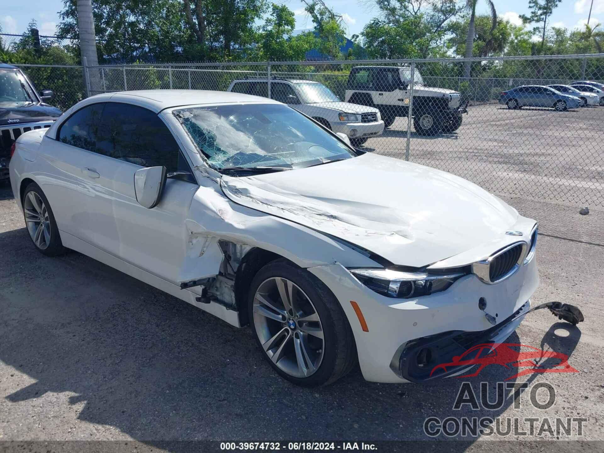 BMW 430I 2019 - WBA4Z1C55KEE44842