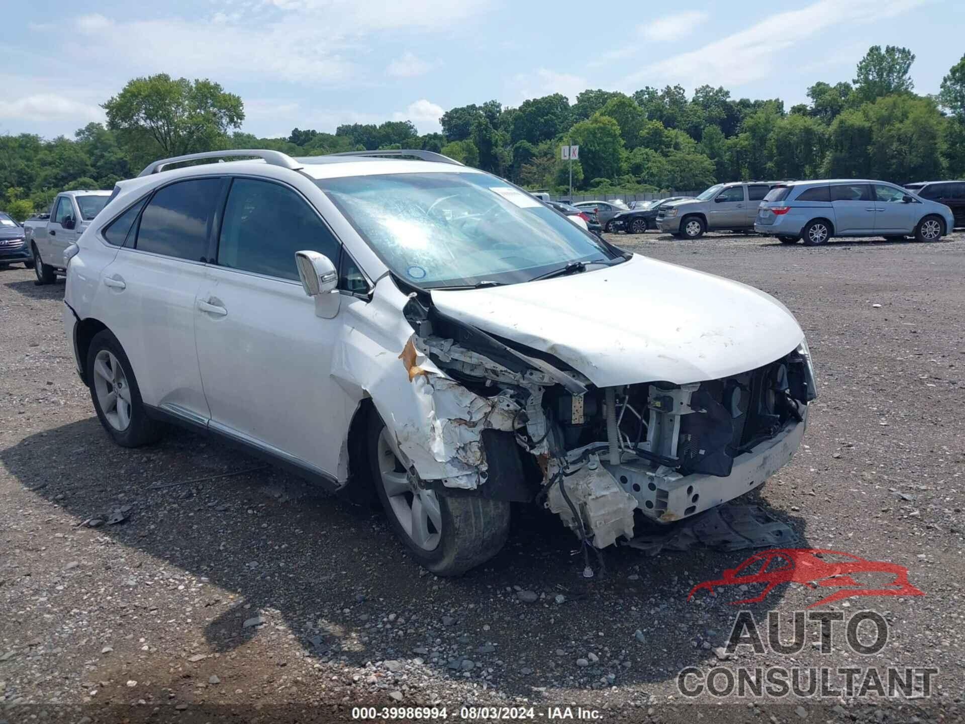 LEXUS RX 350 2013 - 2T2BK1BA9DC211283